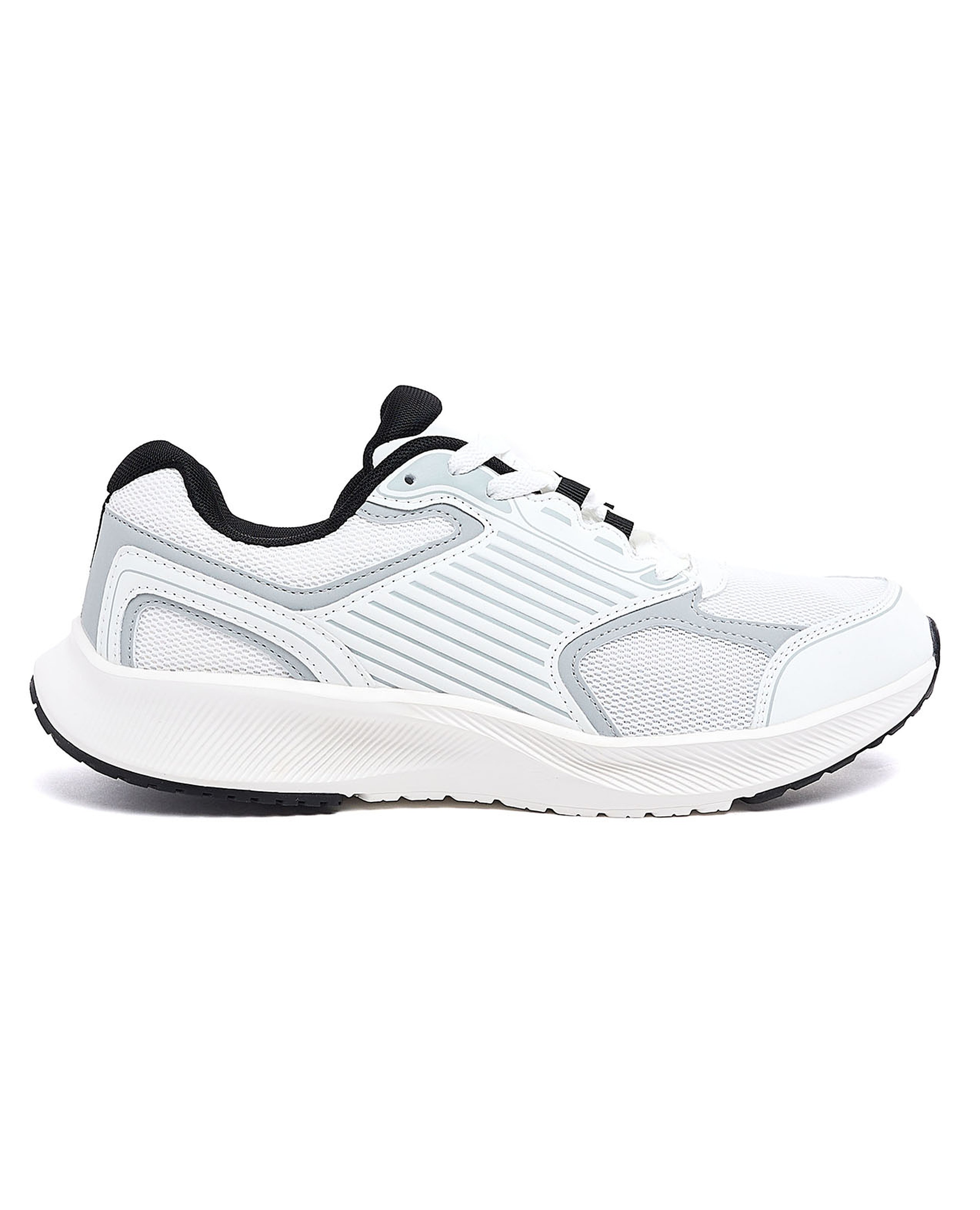 Color Block Lace Up Sports Shoes