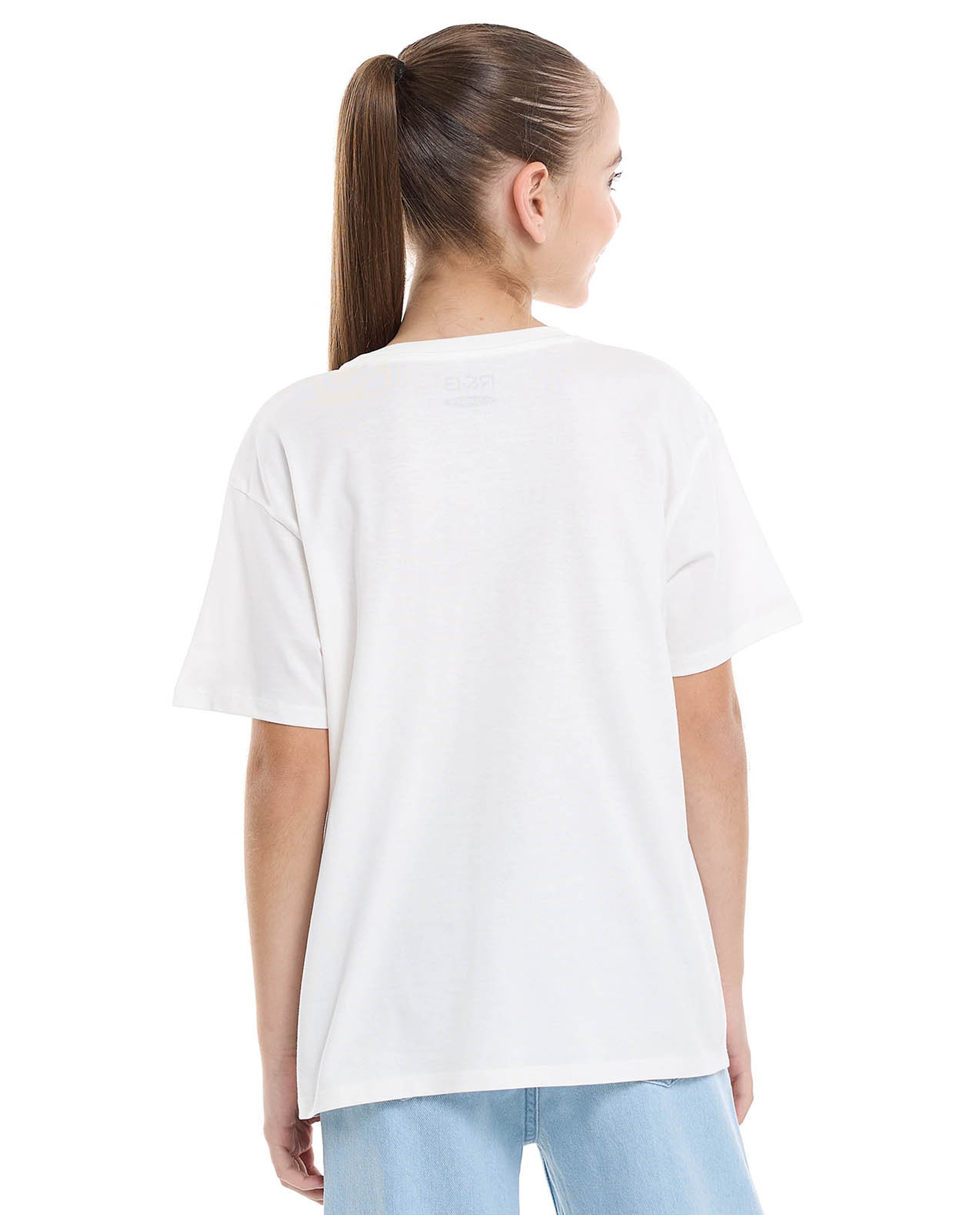 Printed T-Shirt with Crew Neck and Short Sleeves