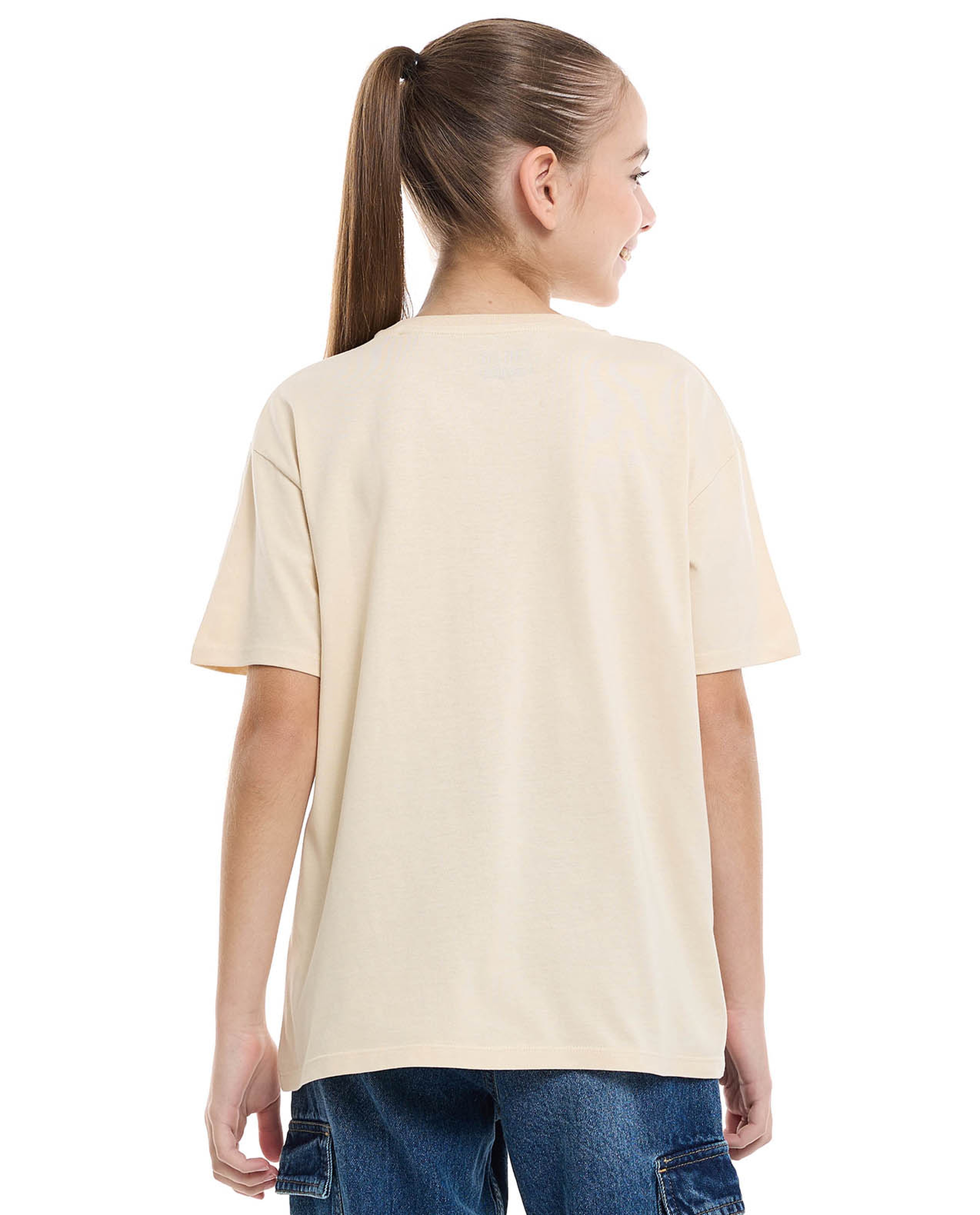 Printed T-Shirt with Crew Neck and Short Sleeves