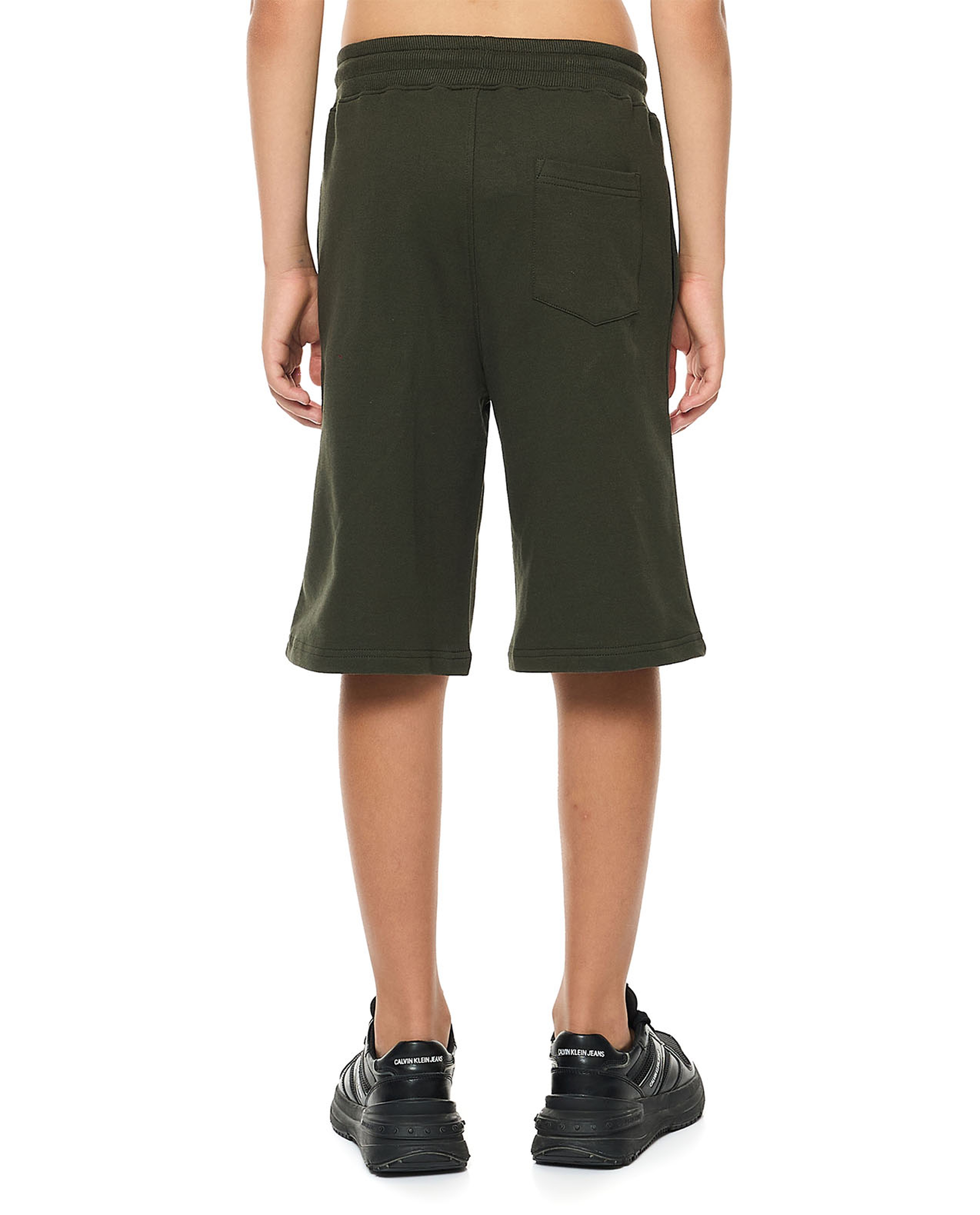 Printed Bermuda Shorts with Drawstring Waist