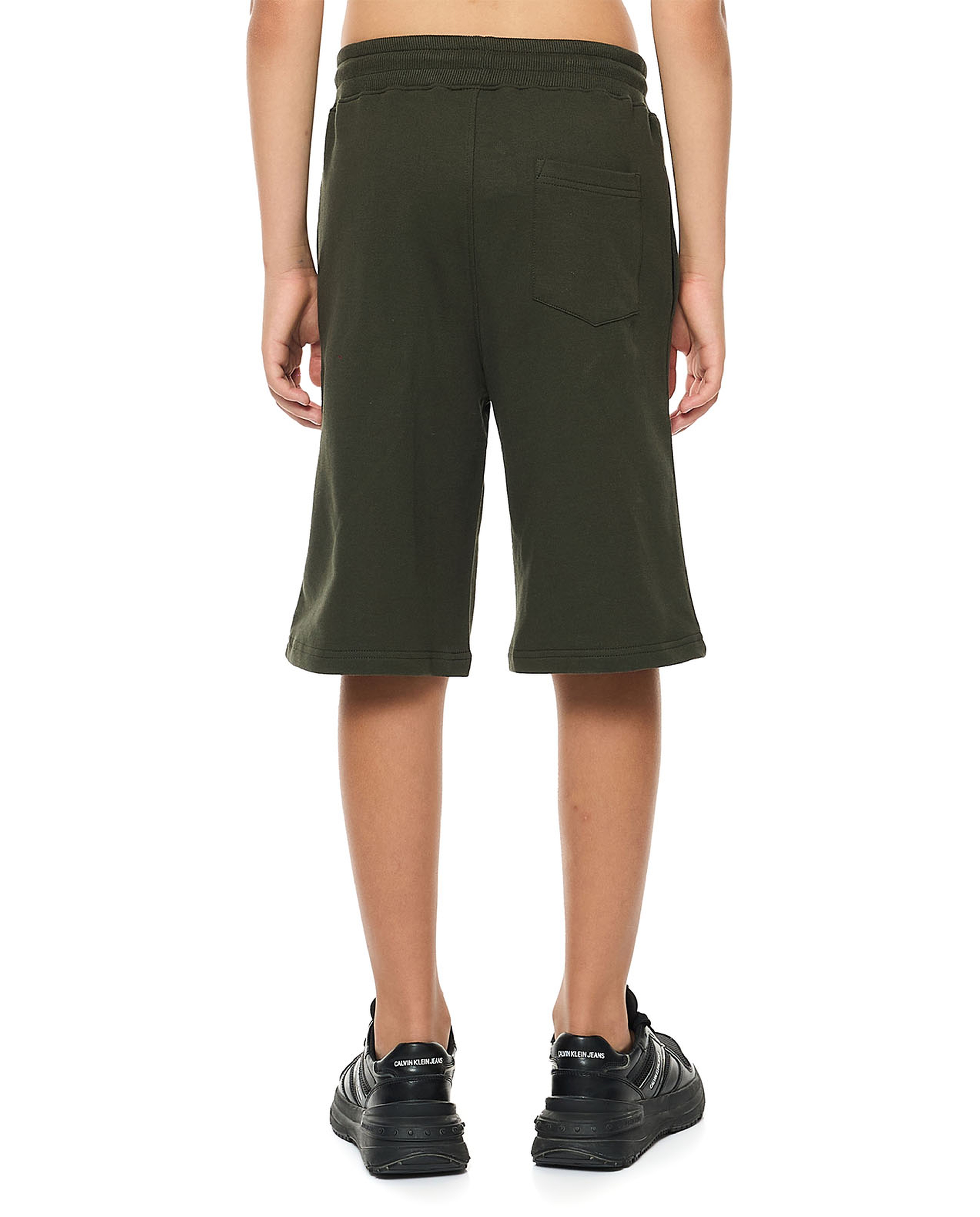 Printed Bermuda Shorts with Drawstring Waist