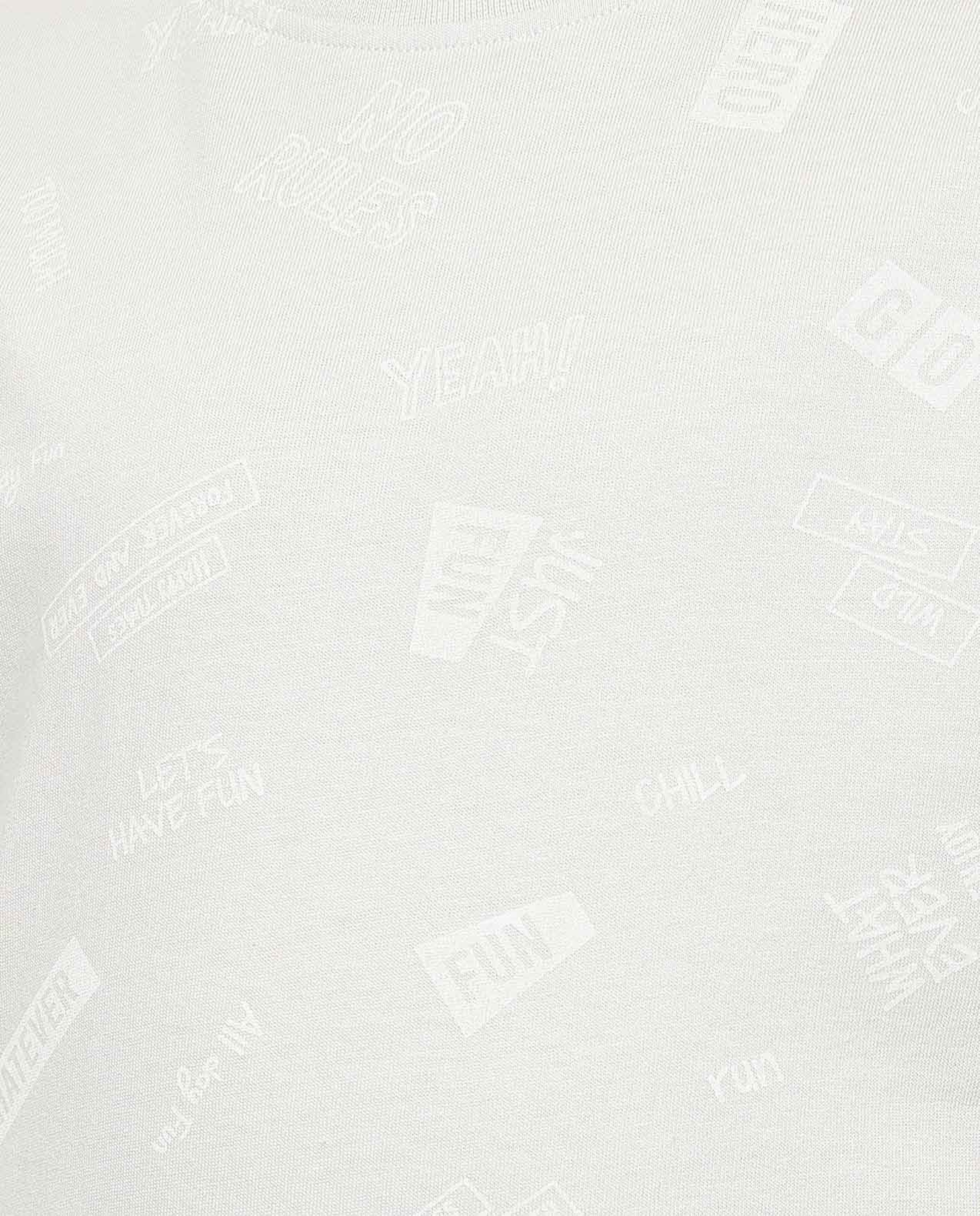 Printed T-Shirt with Crew Neck and Short Sleeves