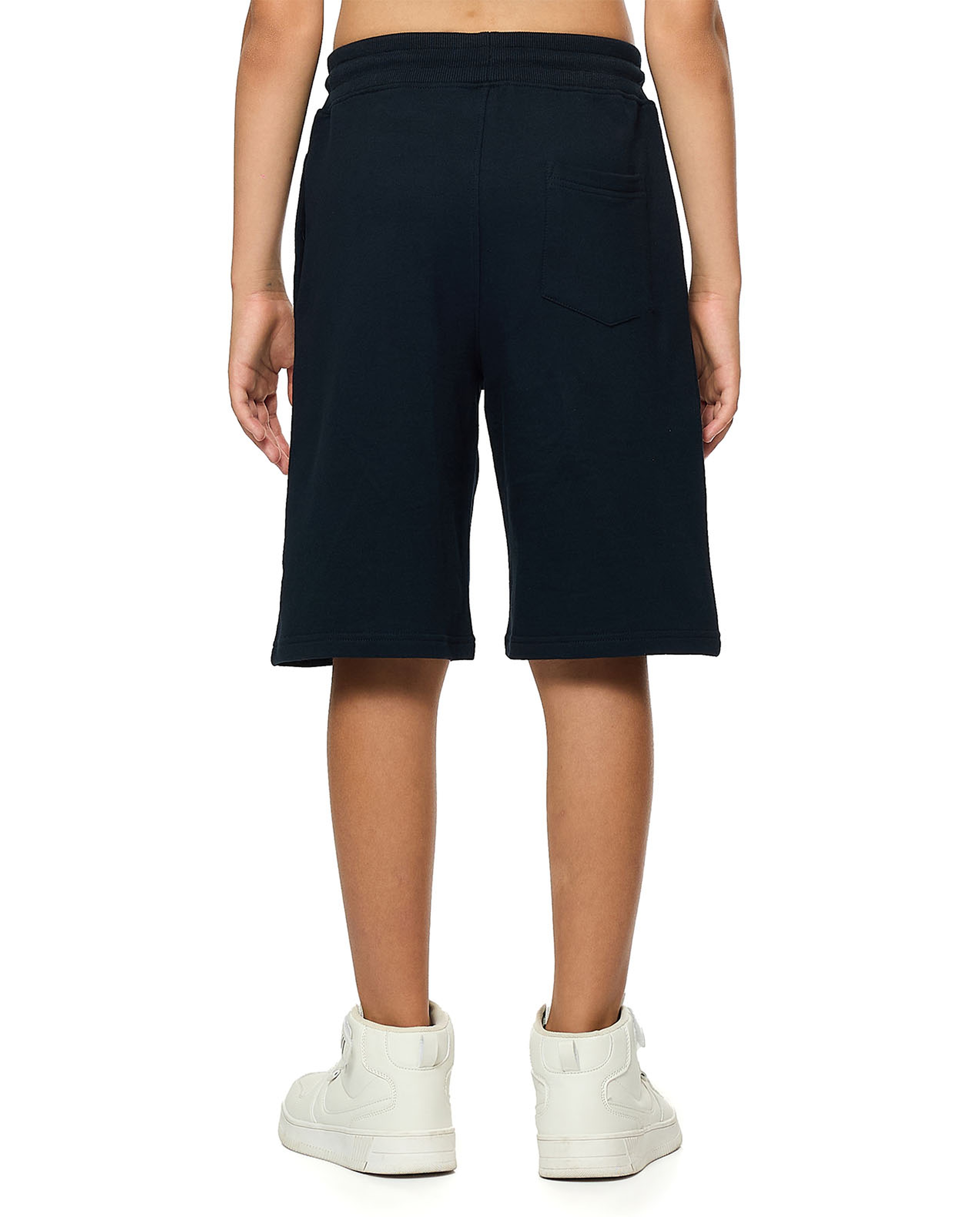 Printed Bermuda Shorts with Drawstring Waist