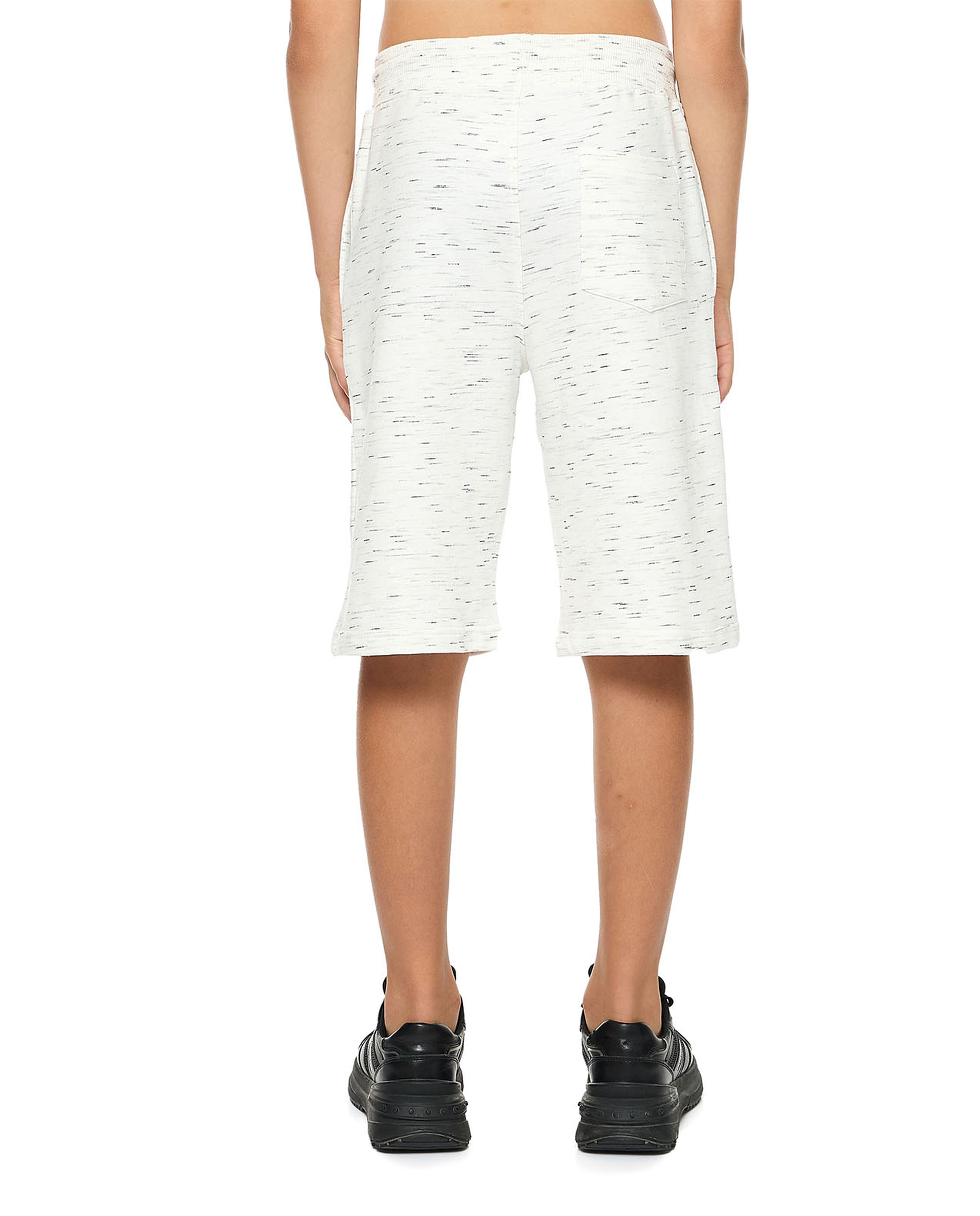 Printed Bermuda Shorts with Drawstring Waist