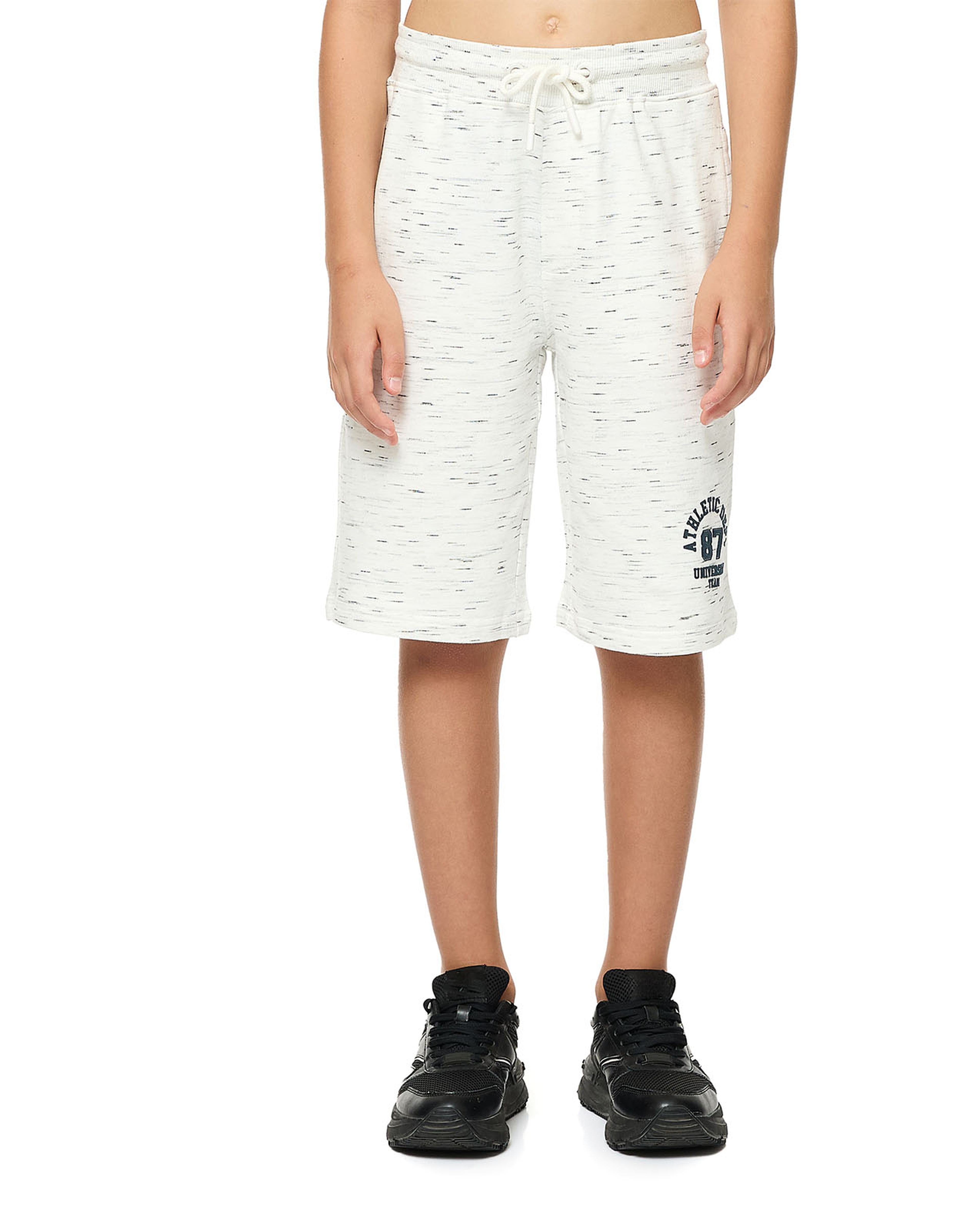 Printed Bermuda Shorts with Drawstring Waist