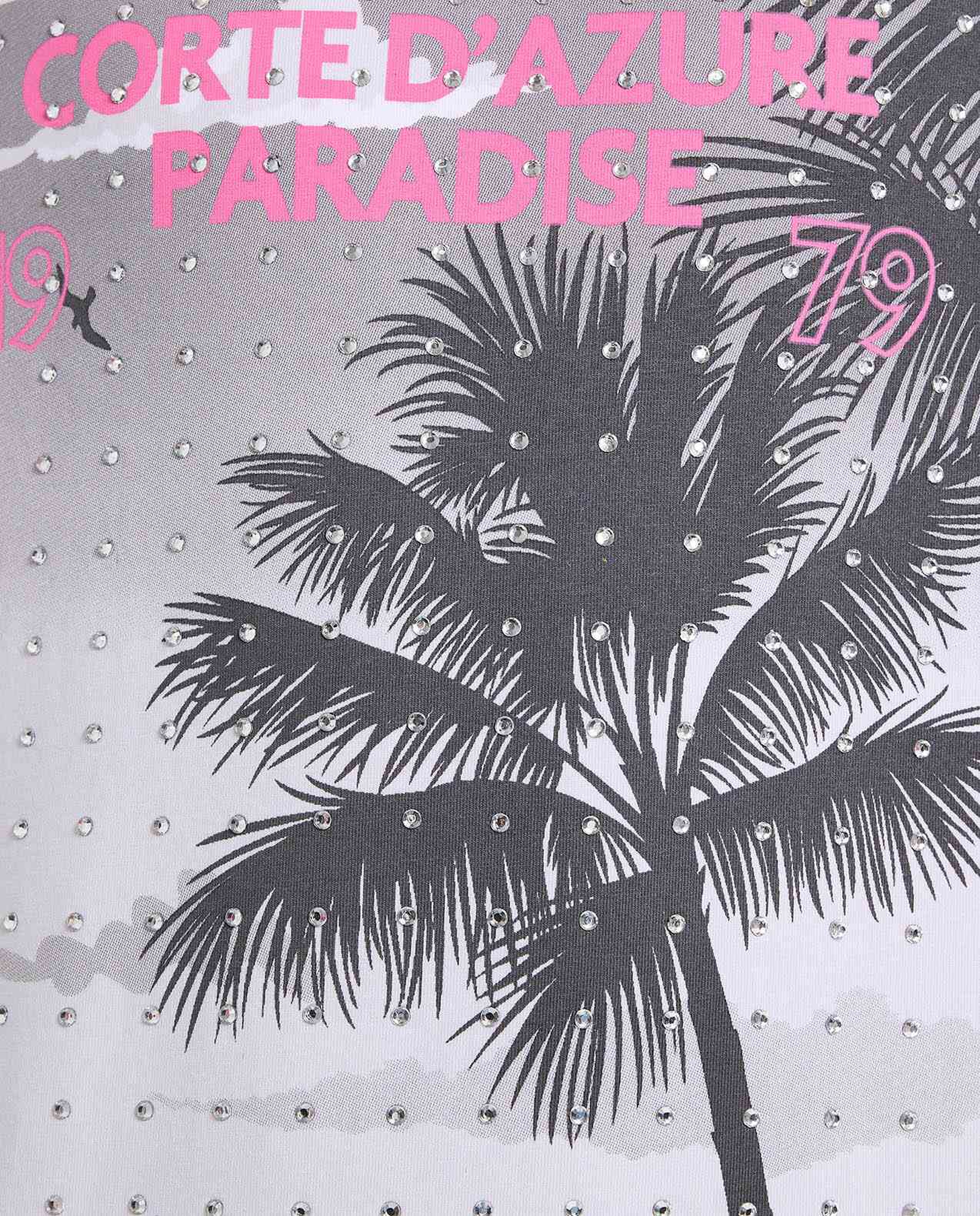 Printed T-Shirt with Crew Neck and Short Sleeves