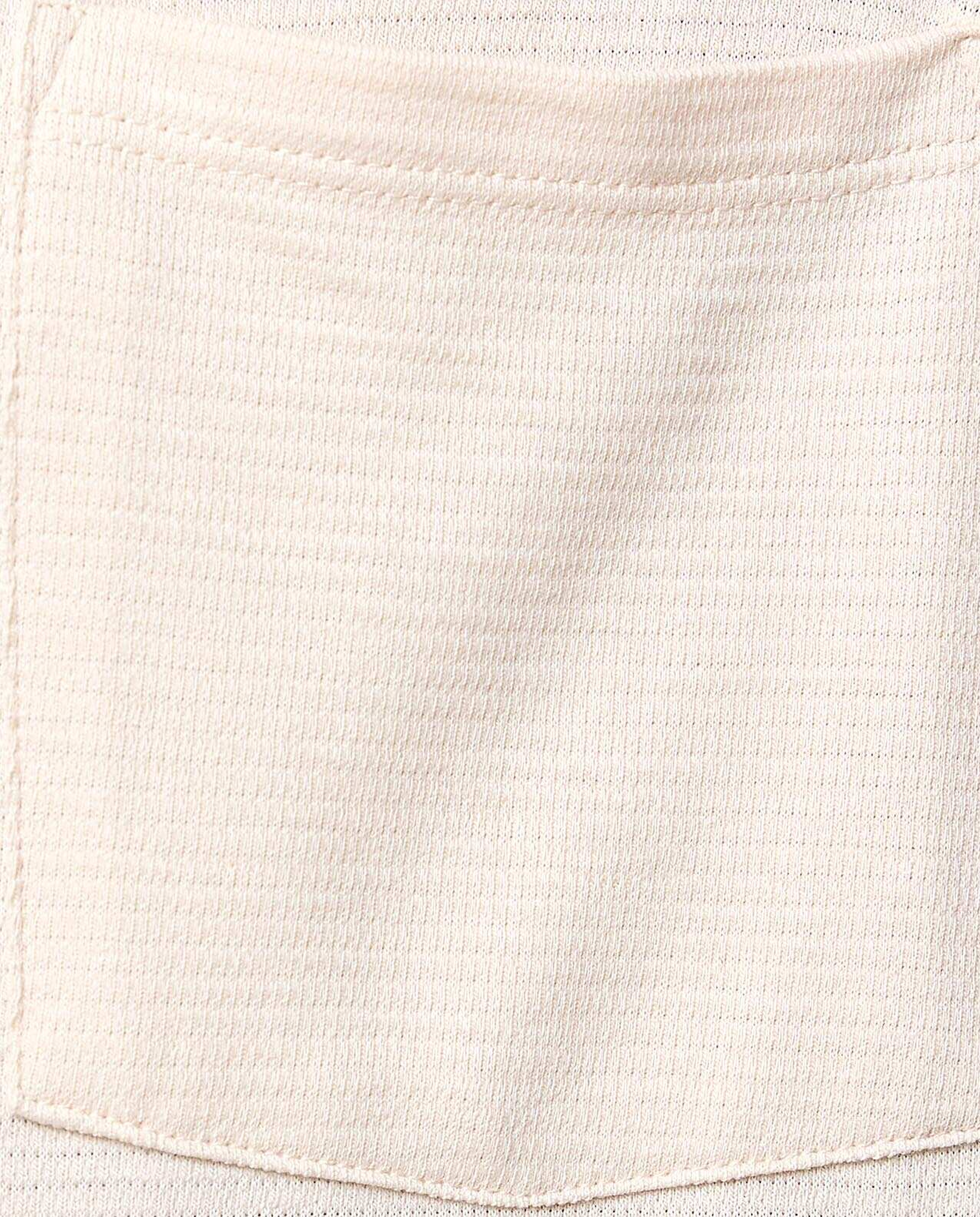 Textured T-Shirt with Crew Neck and Short Sleeves