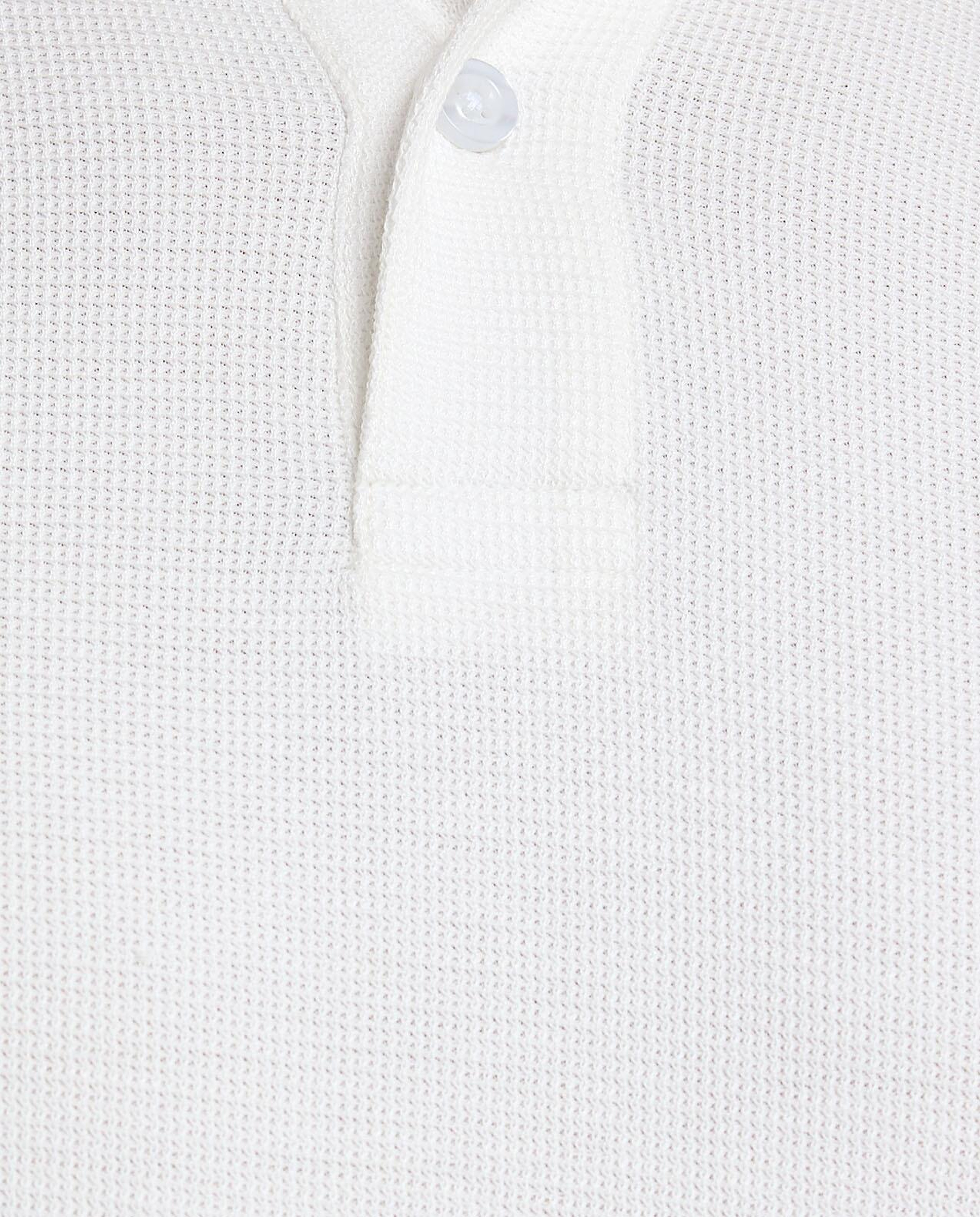 Textured Polo T-Shirt with Short Sleeves