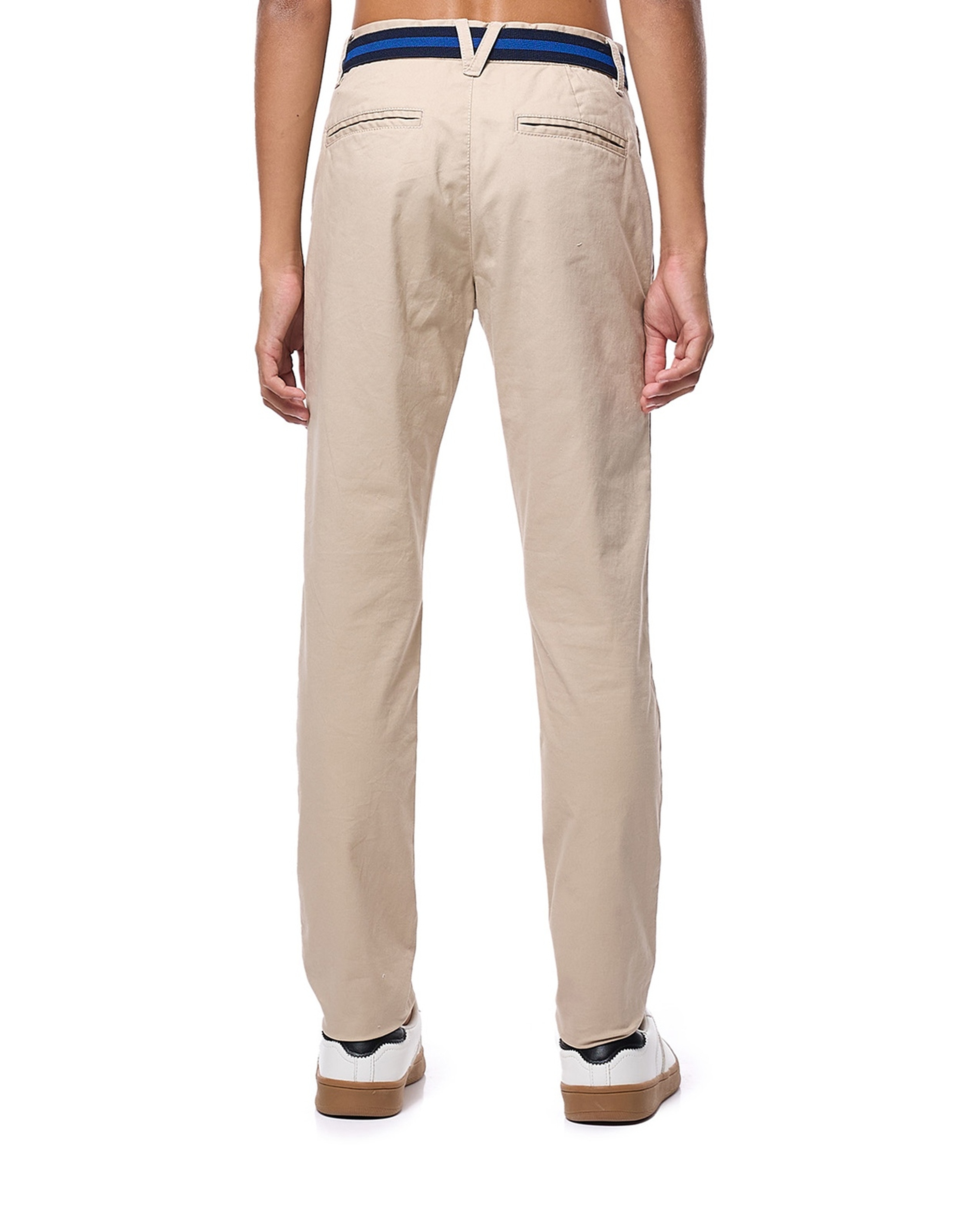 Solid Slim Fit Chinos
