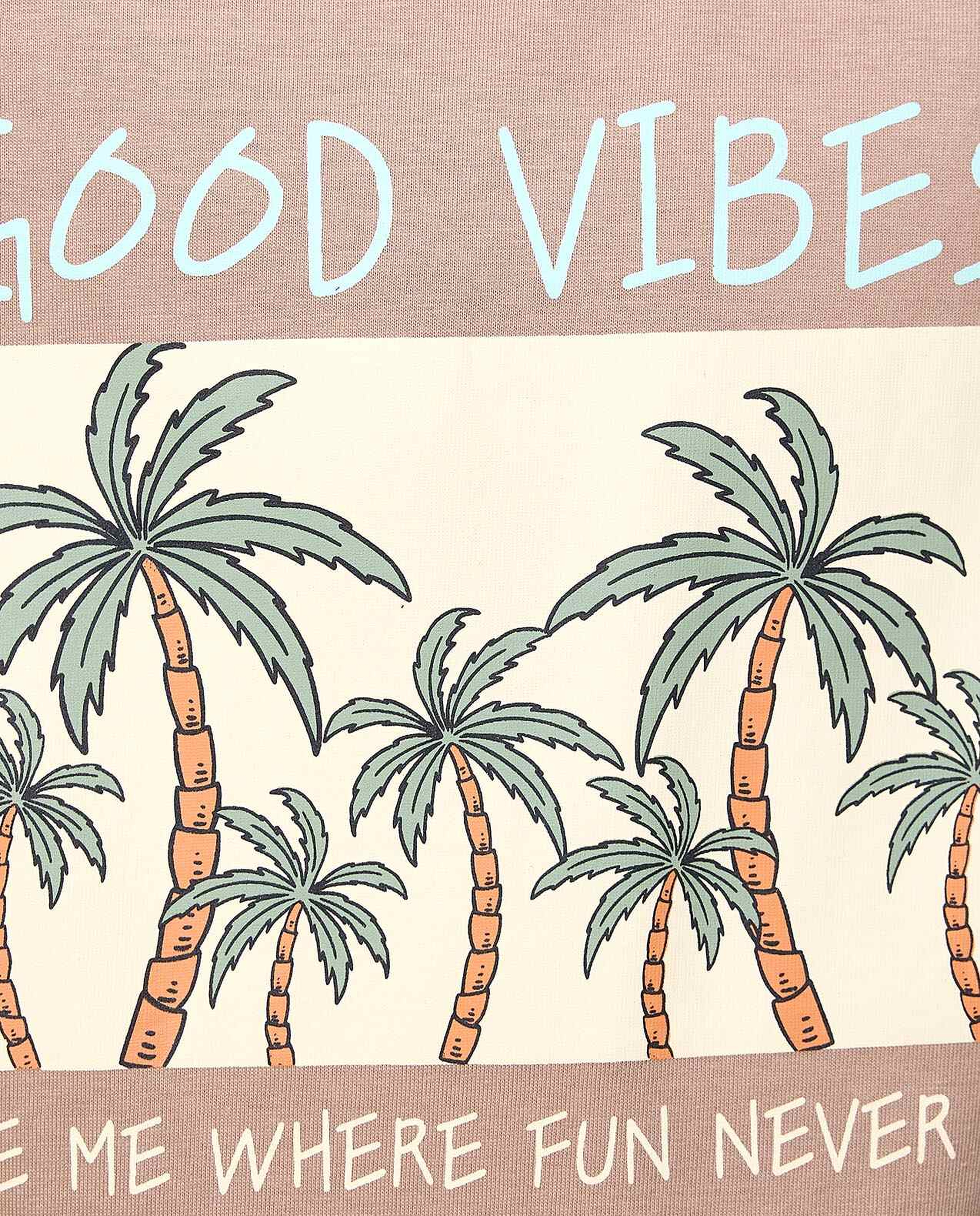 Printed T-Shirt with Crew Neck and Short Sleeves