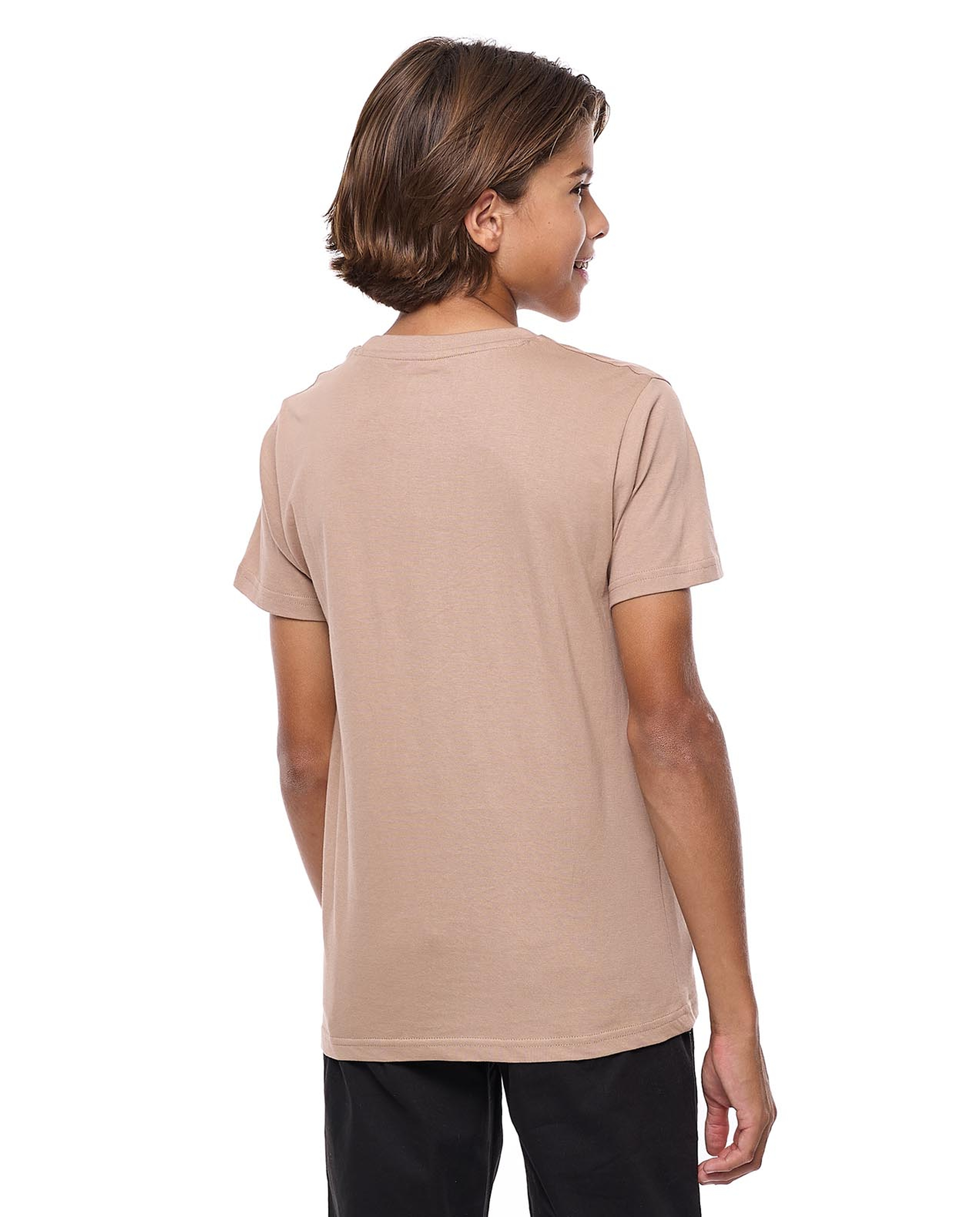 Printed T-Shirt with Crew Neck and Short Sleeves