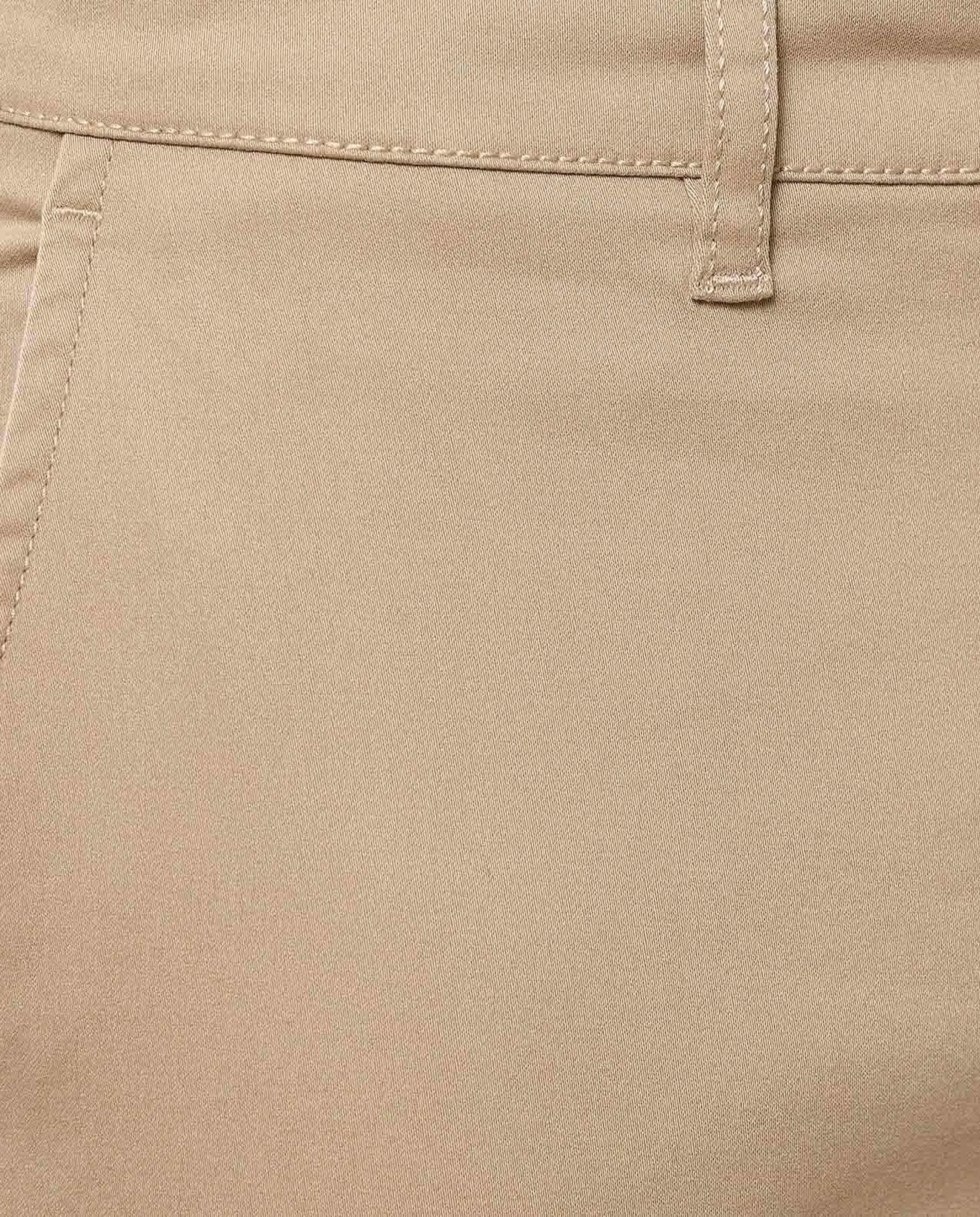 Solid Slim Fit Trousers with Button Closure
