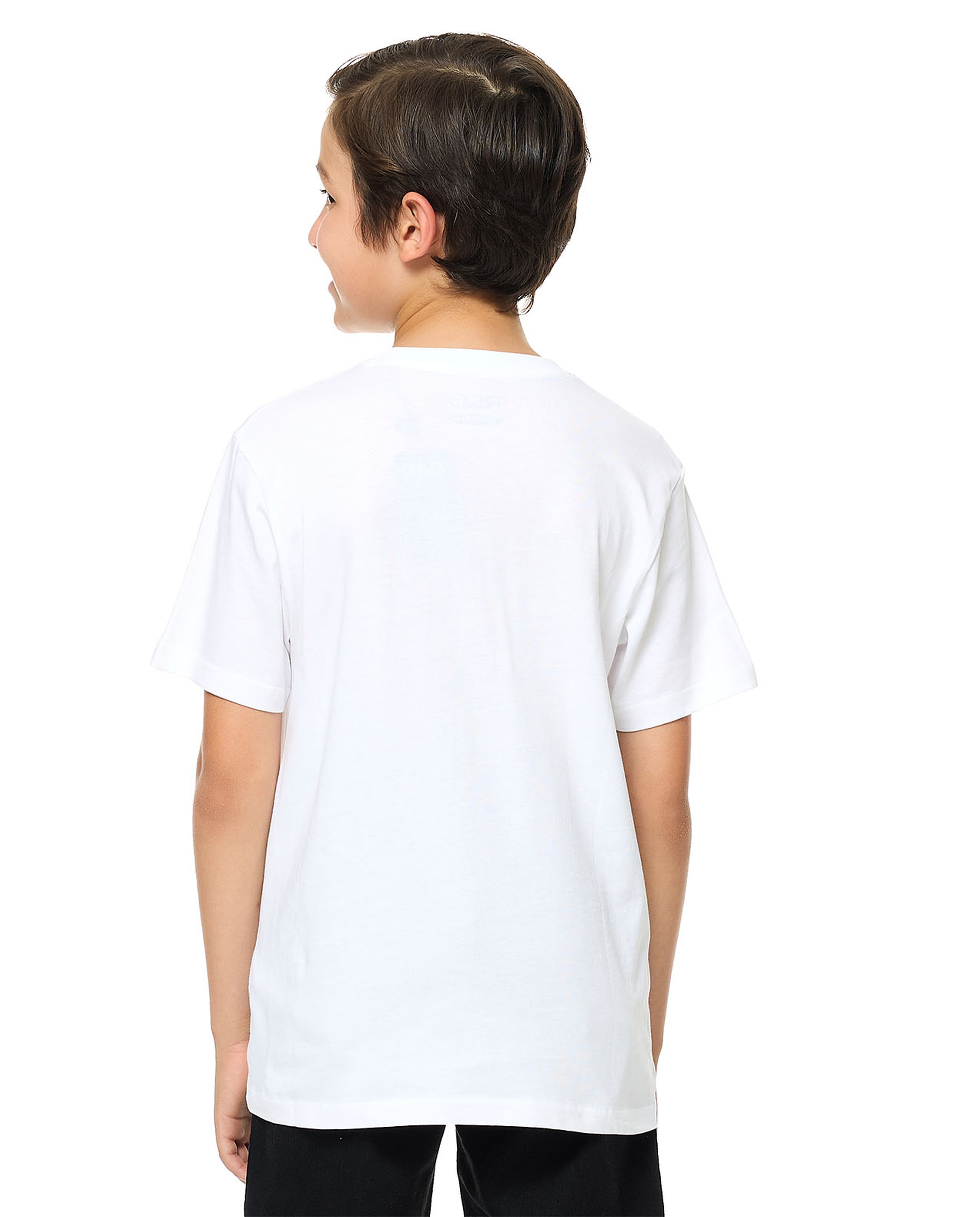 Printed T-Shirt with Crew Neck and Short Sleeves