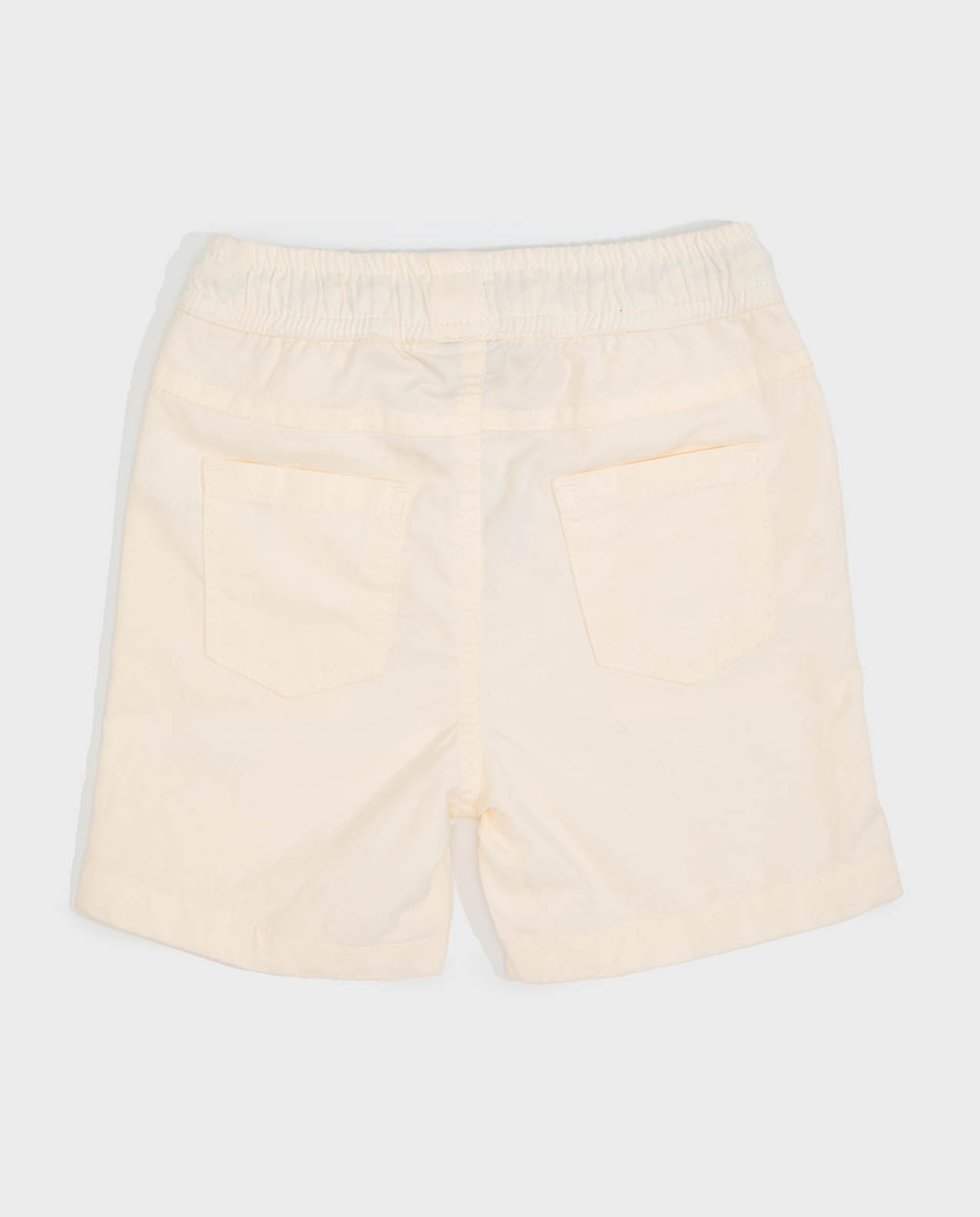 Solid Shorts with Drawstring Waist
