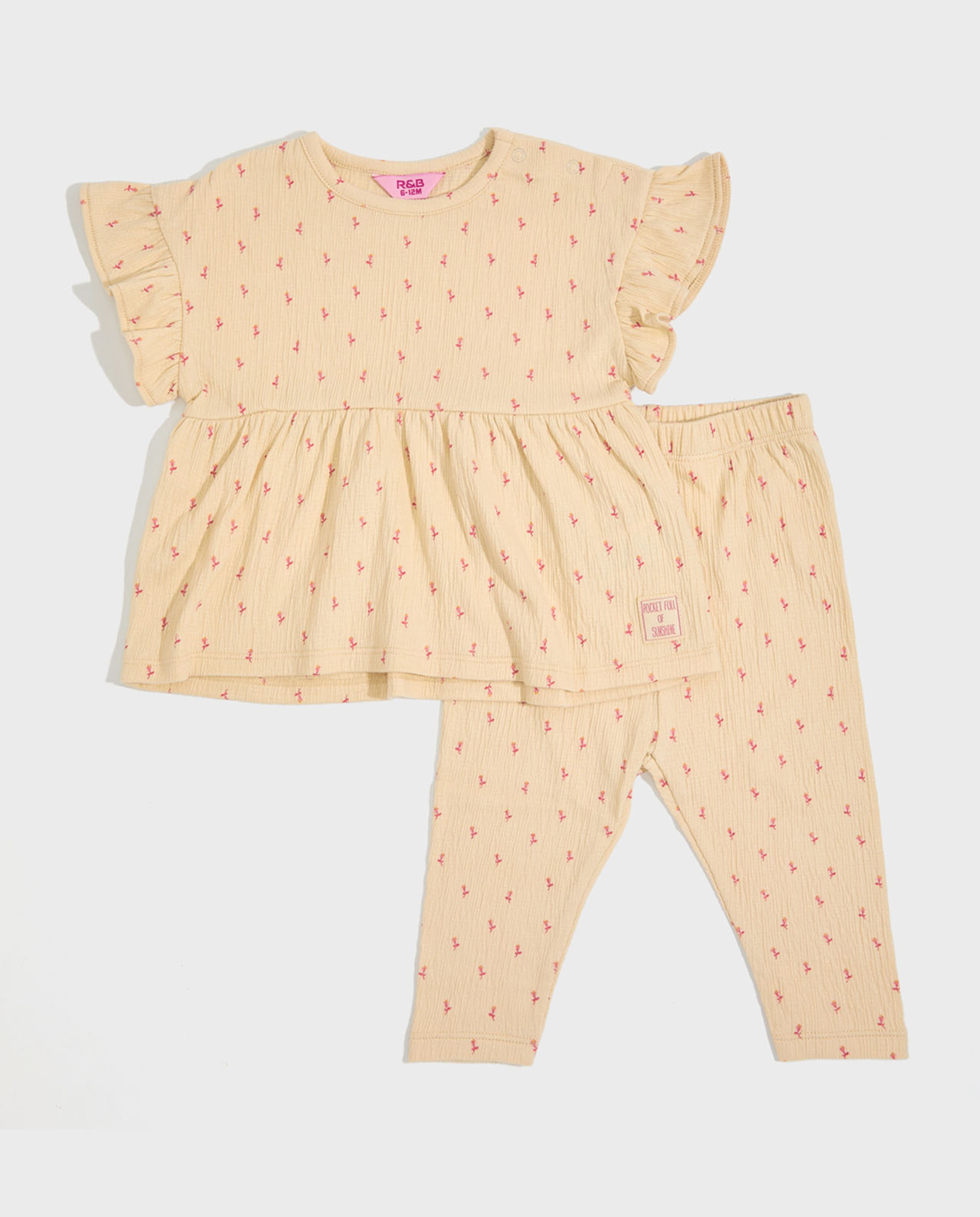 Printed Top and Pant Set