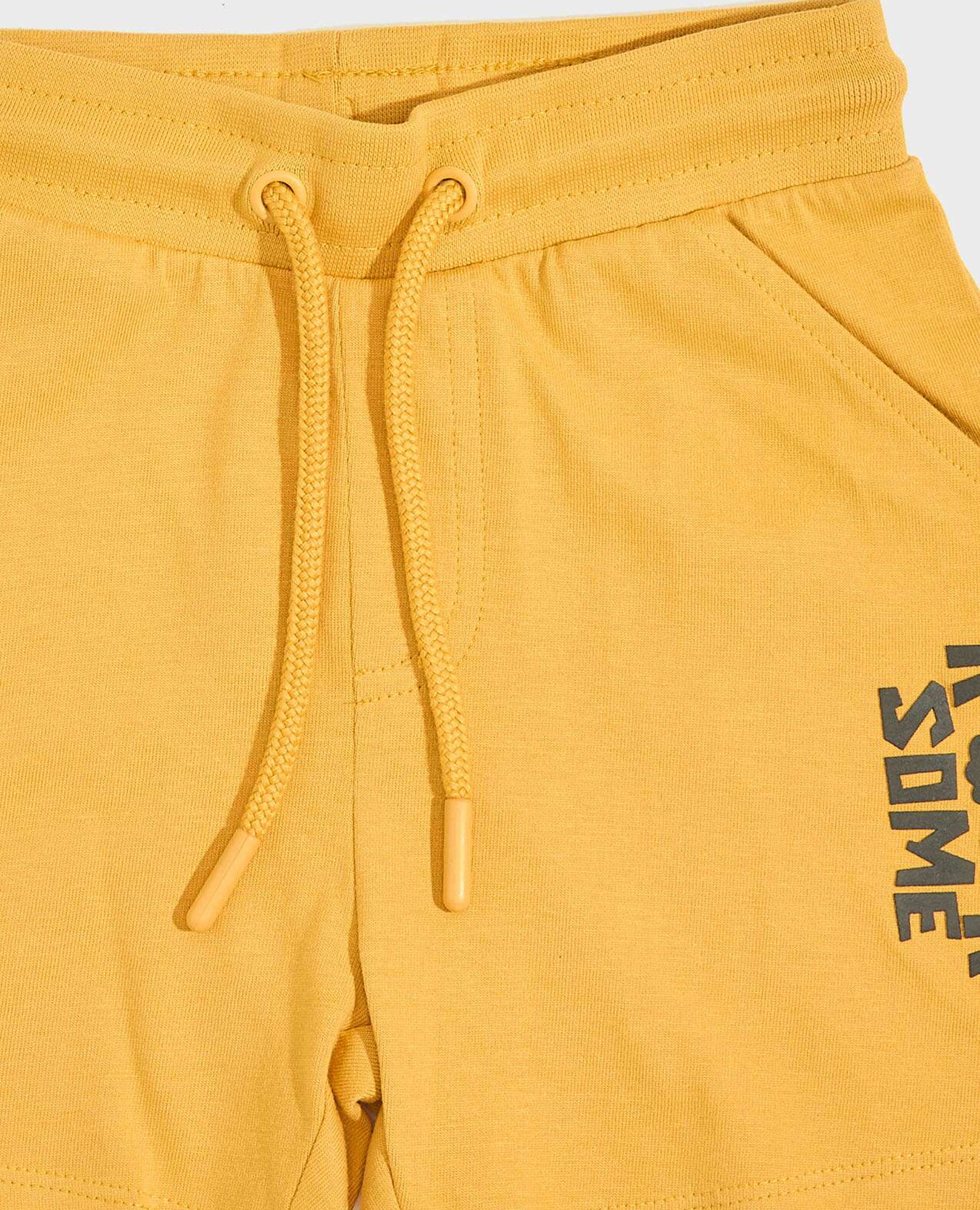 Pack of 2 Printed Shorts with Drawstring Waist