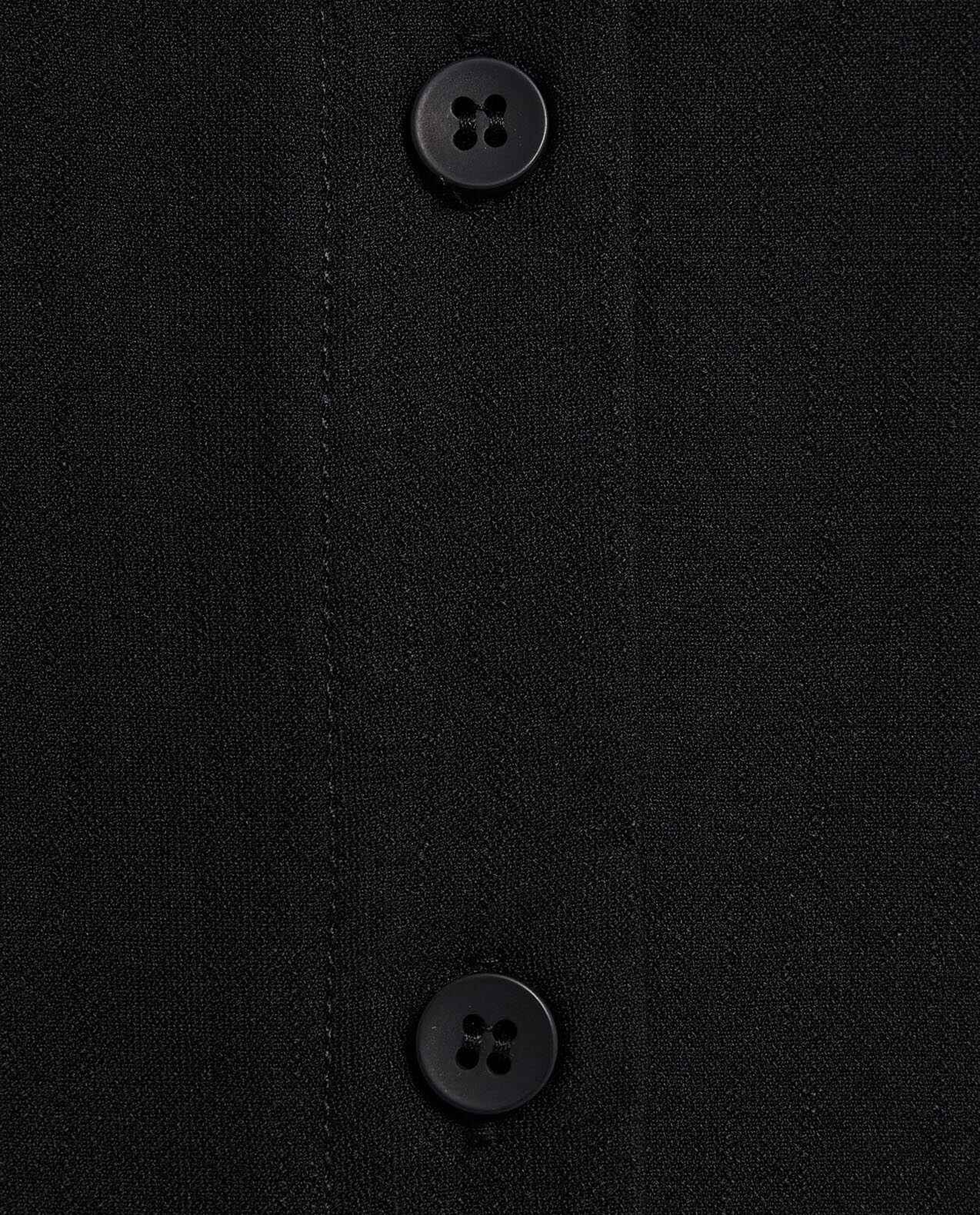 Solid Shirt Tunic with Classic Collar and Long Sleeves