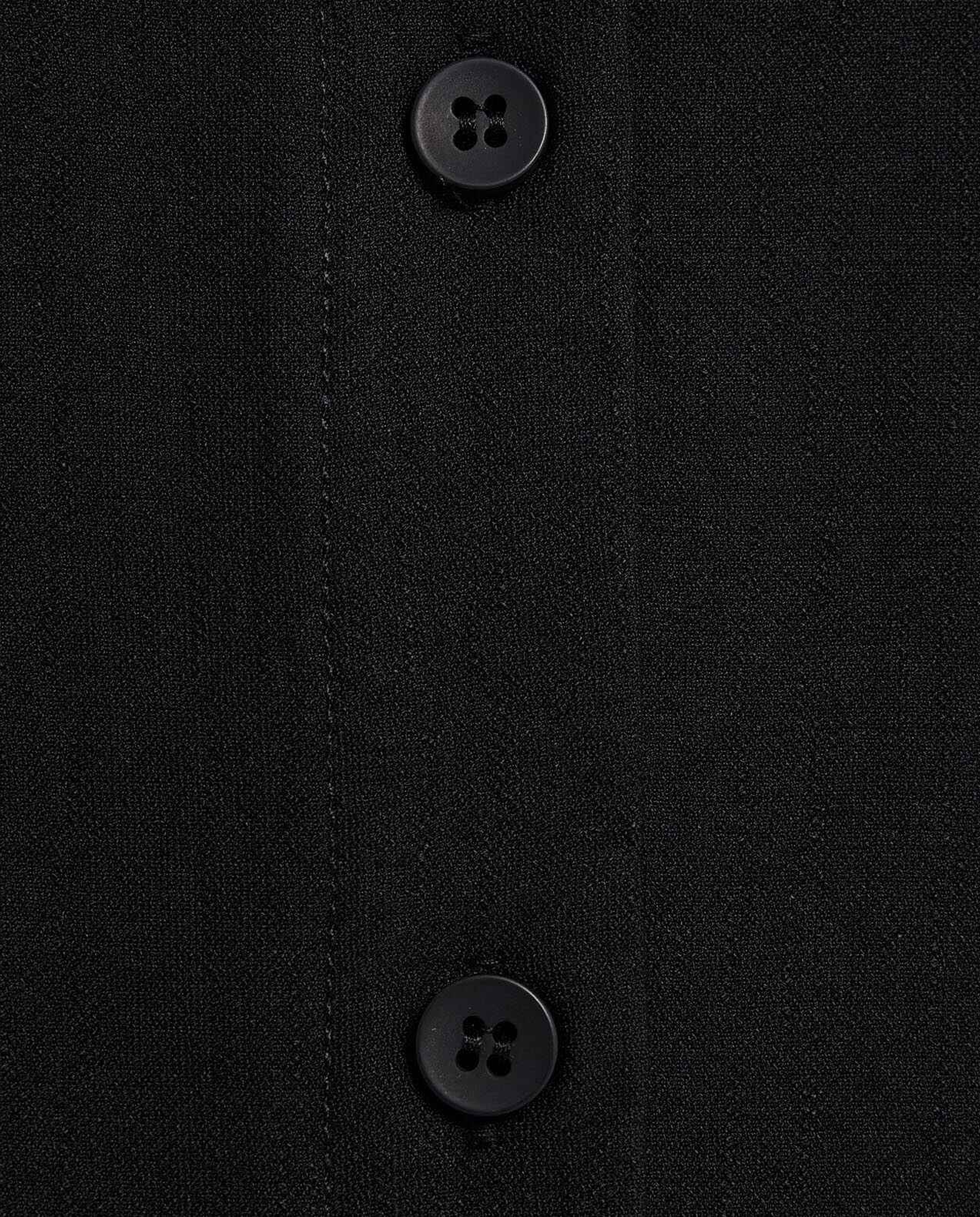 Solid Shirt Tunic with Classic Collar and Long Sleeves