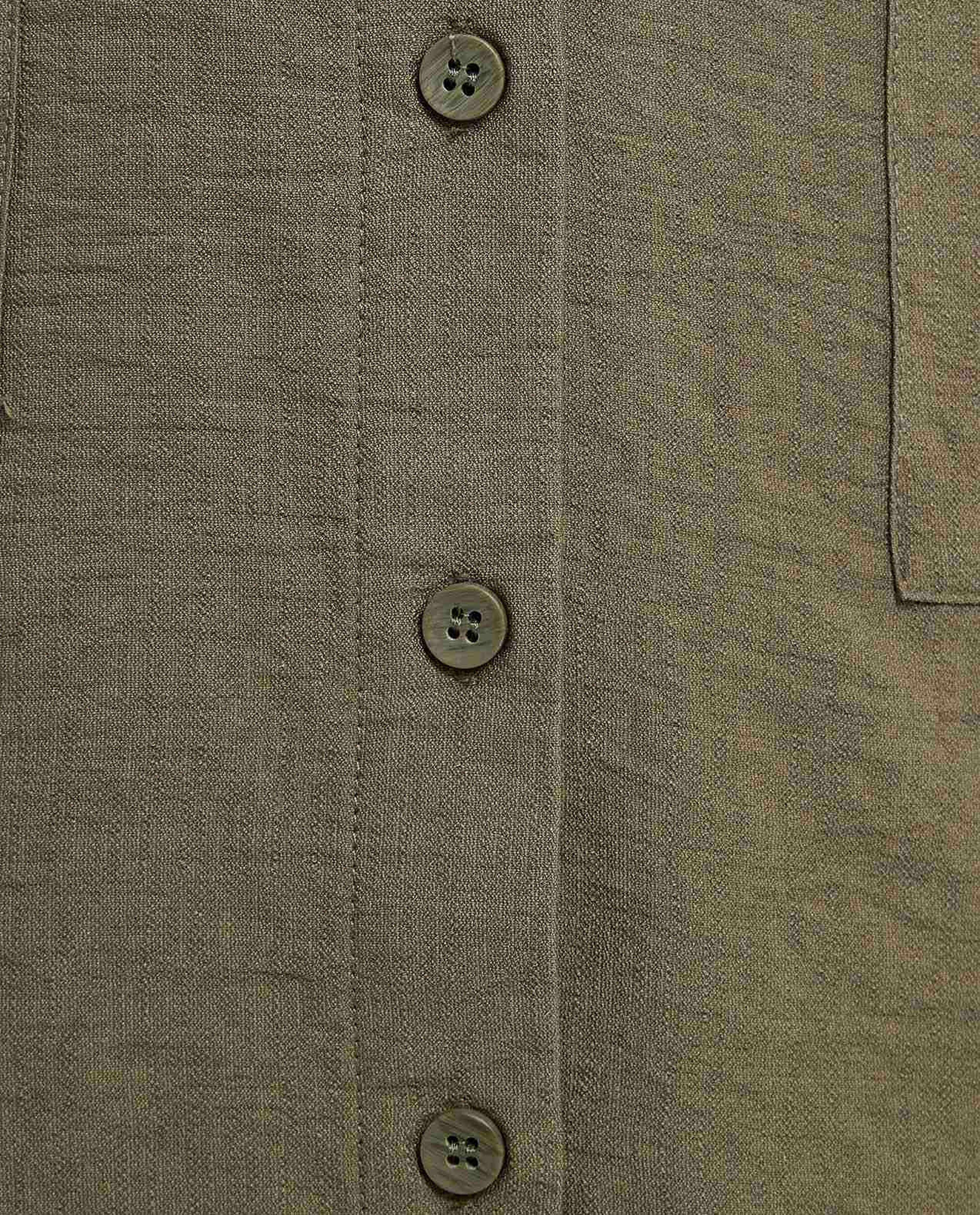 Solid Shirt Tunic with Classic Collar and Long Sleeves