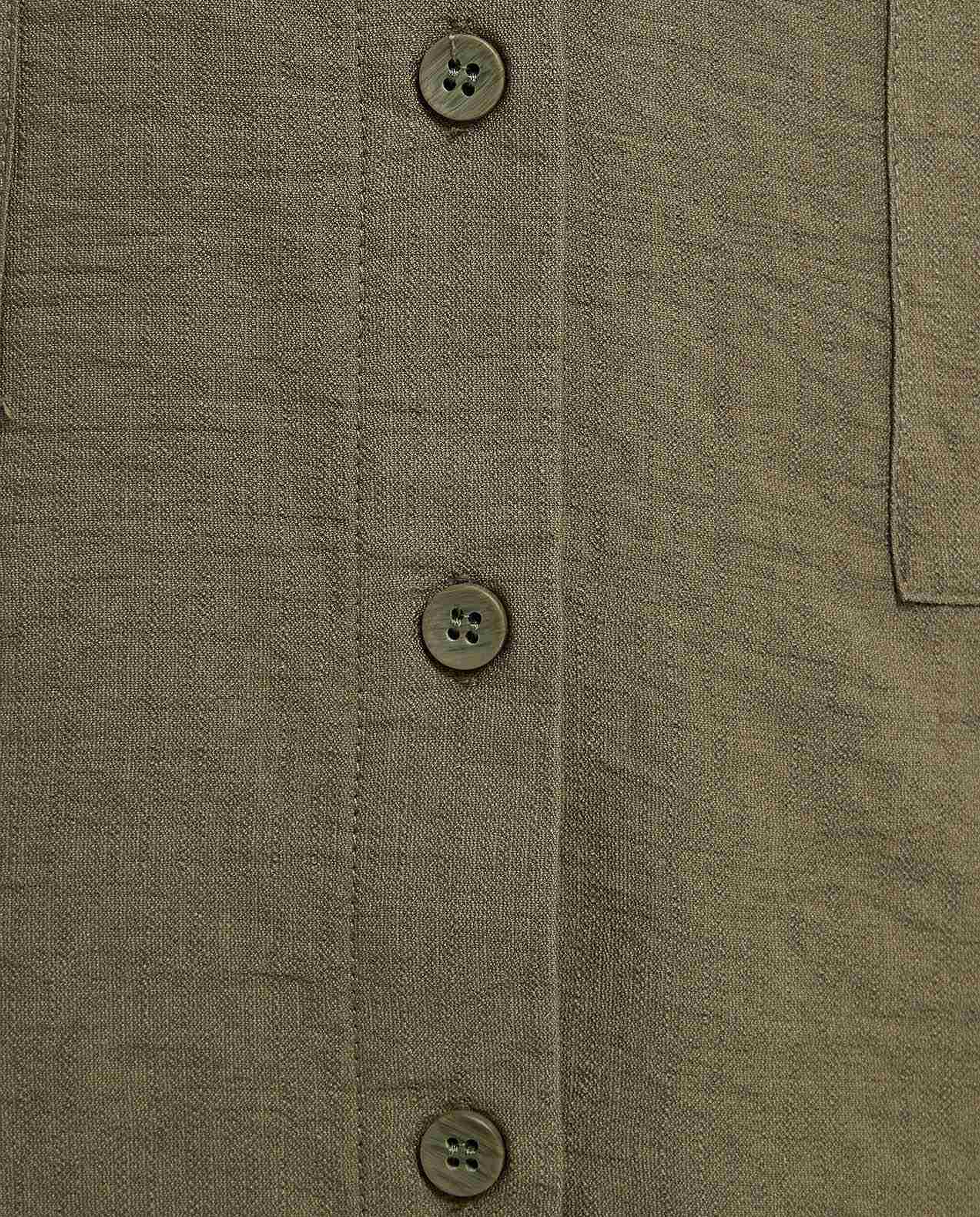 Solid Shirt Tunic with Classic Collar and Long Sleeves