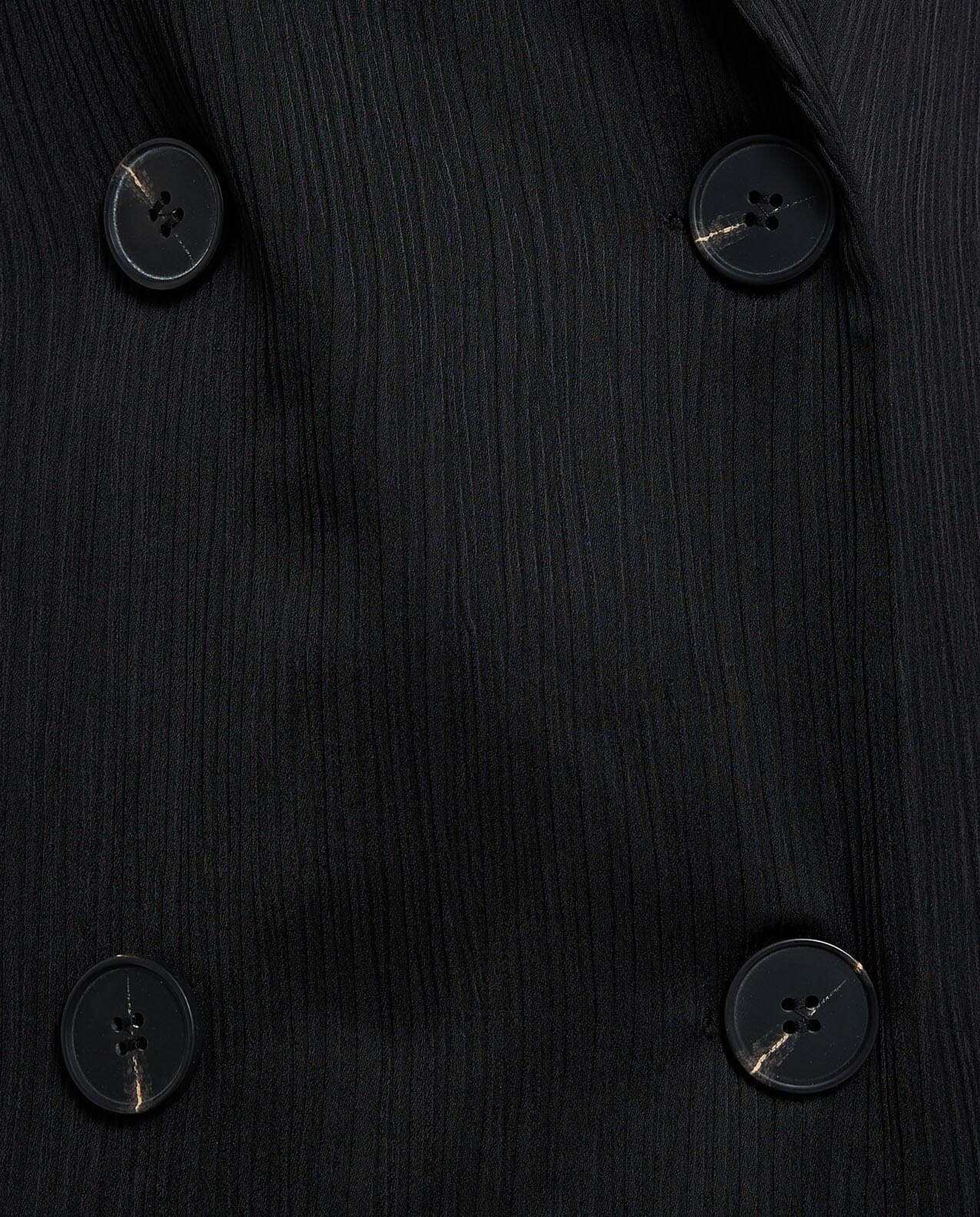 Solid Double Breasted Blazer