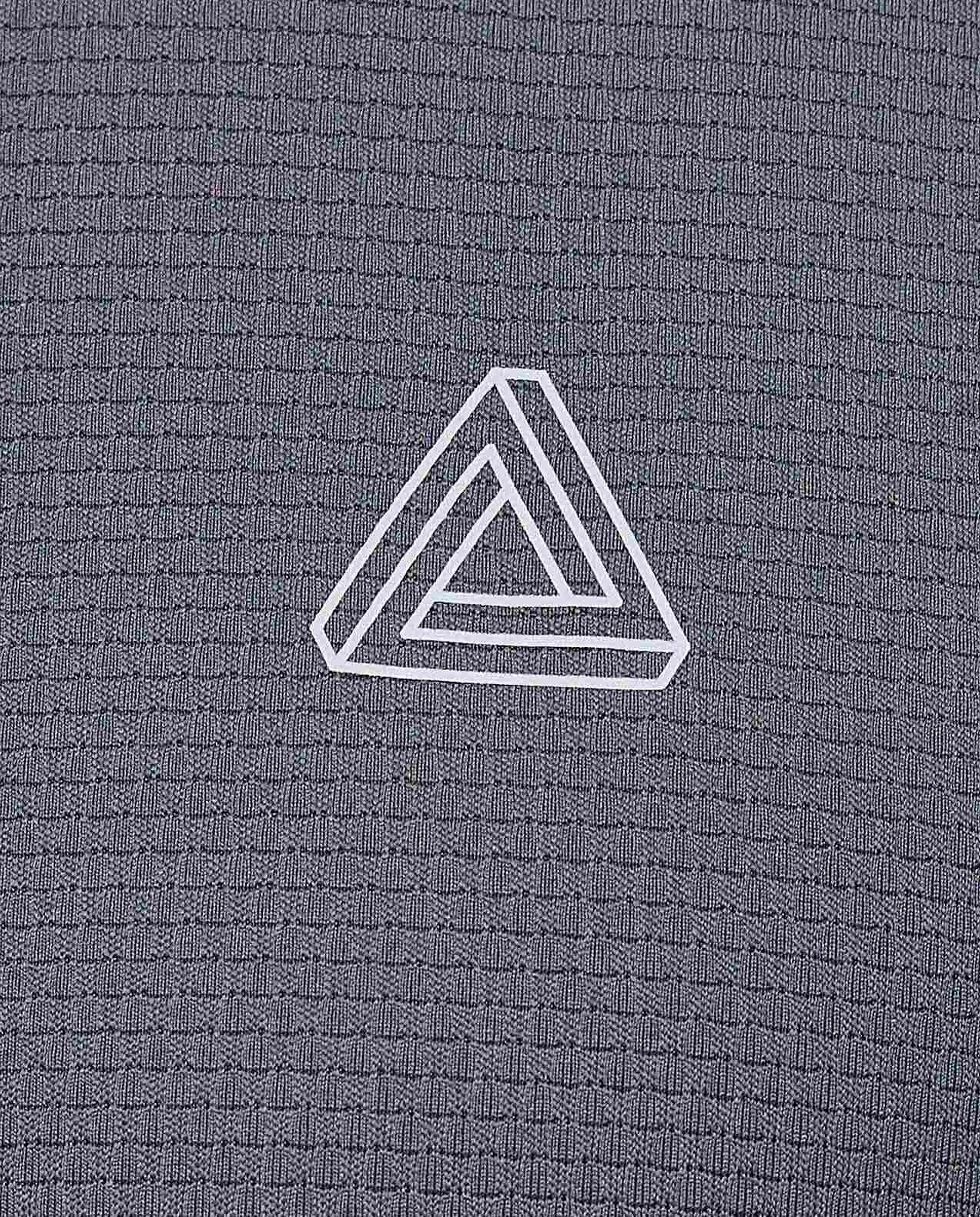 Logo Detail Active T-Shirt with Crew Neck and Short Sleeves