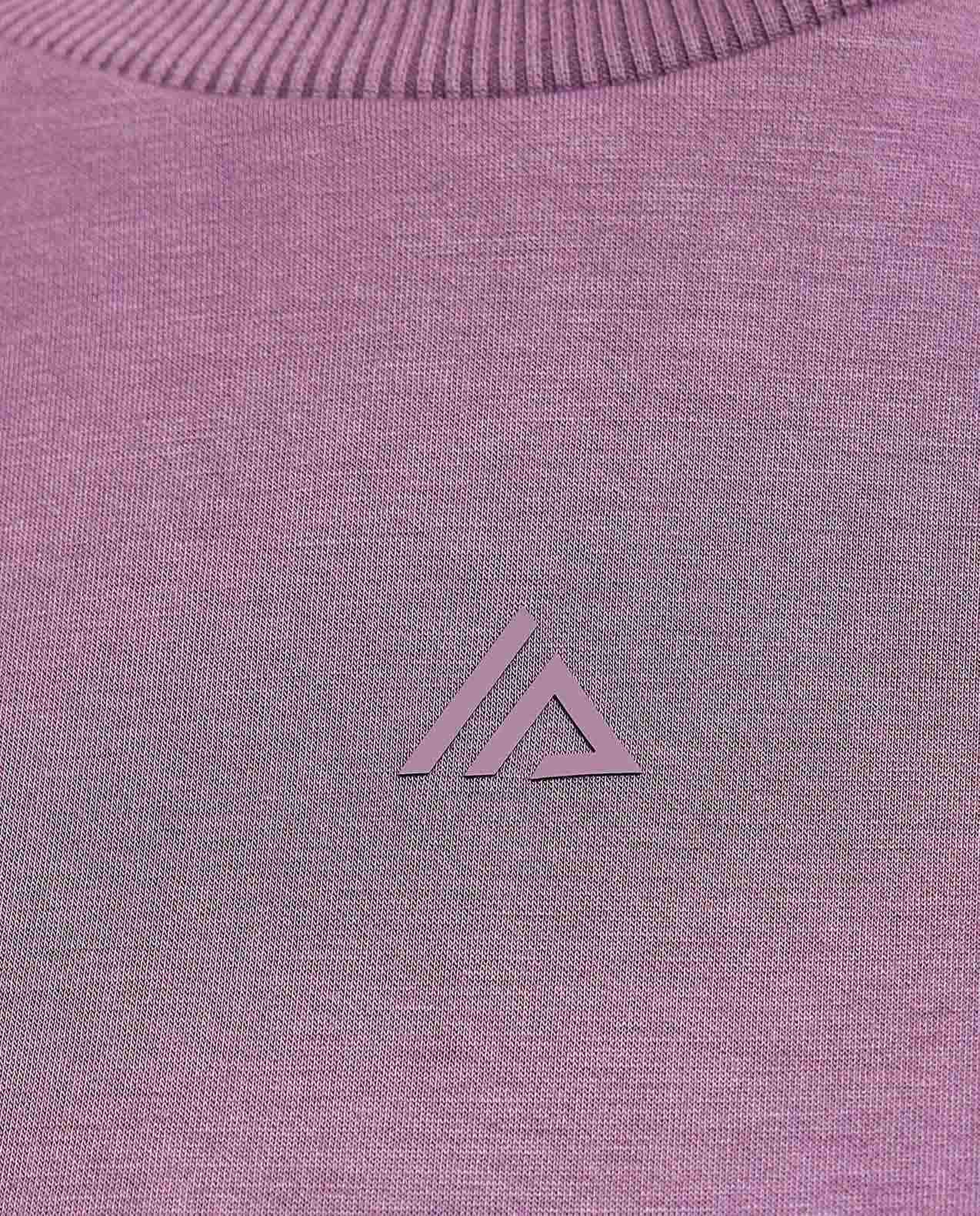 Solid Active Top with Mock Neck and Cap Sleeves