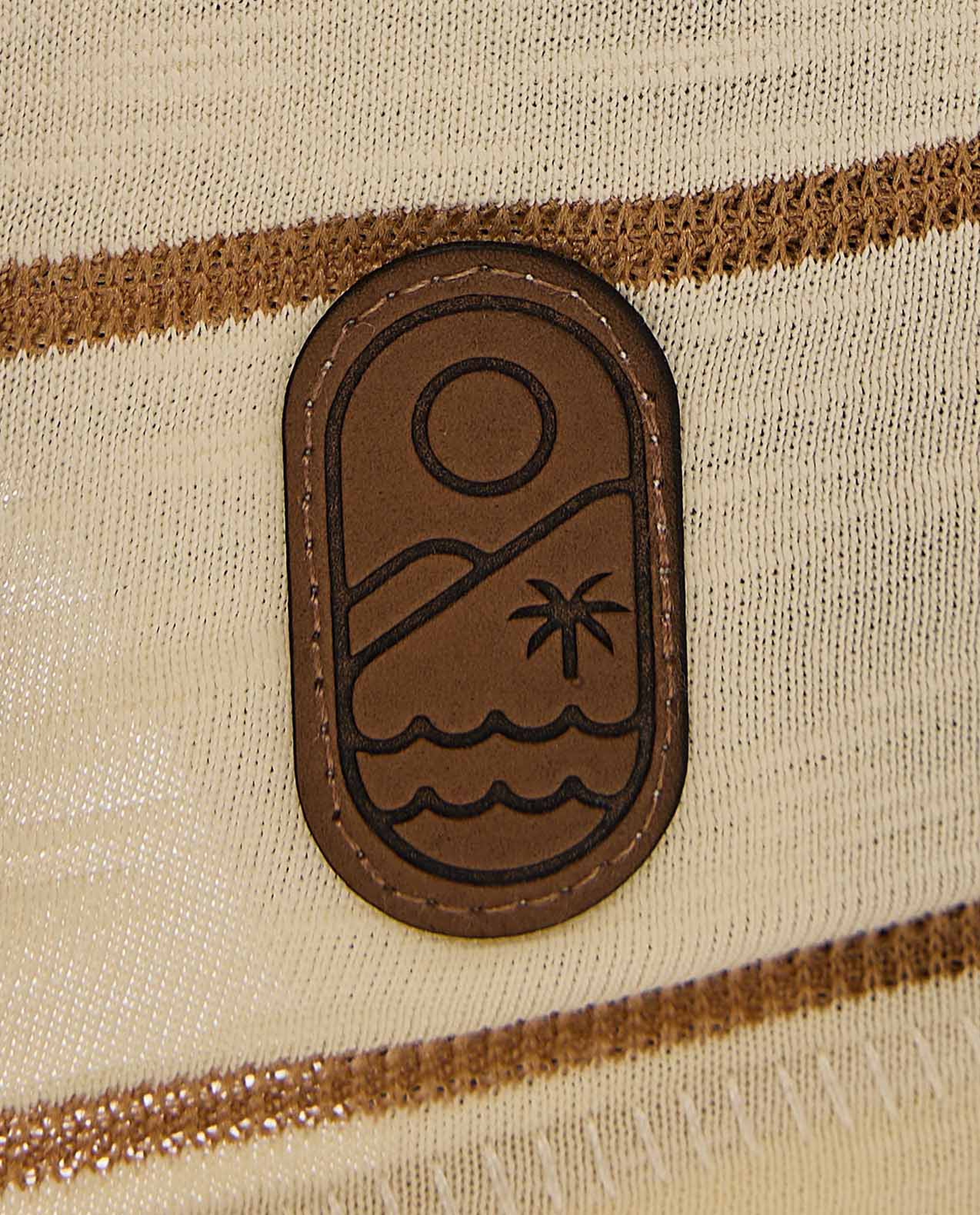 Striped T-Shirt with Crew Neck and Short Sleeves