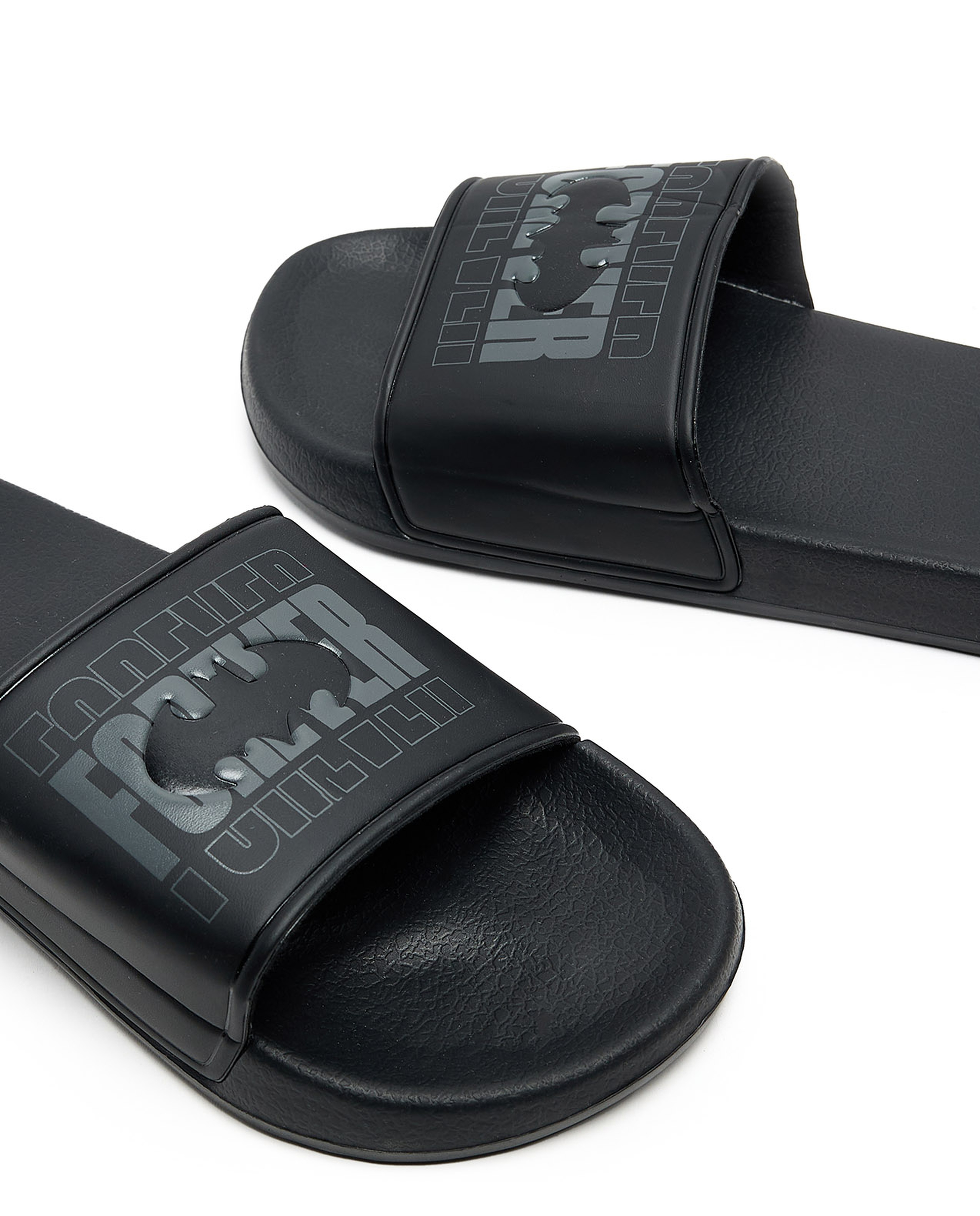 Batman Print Sliders