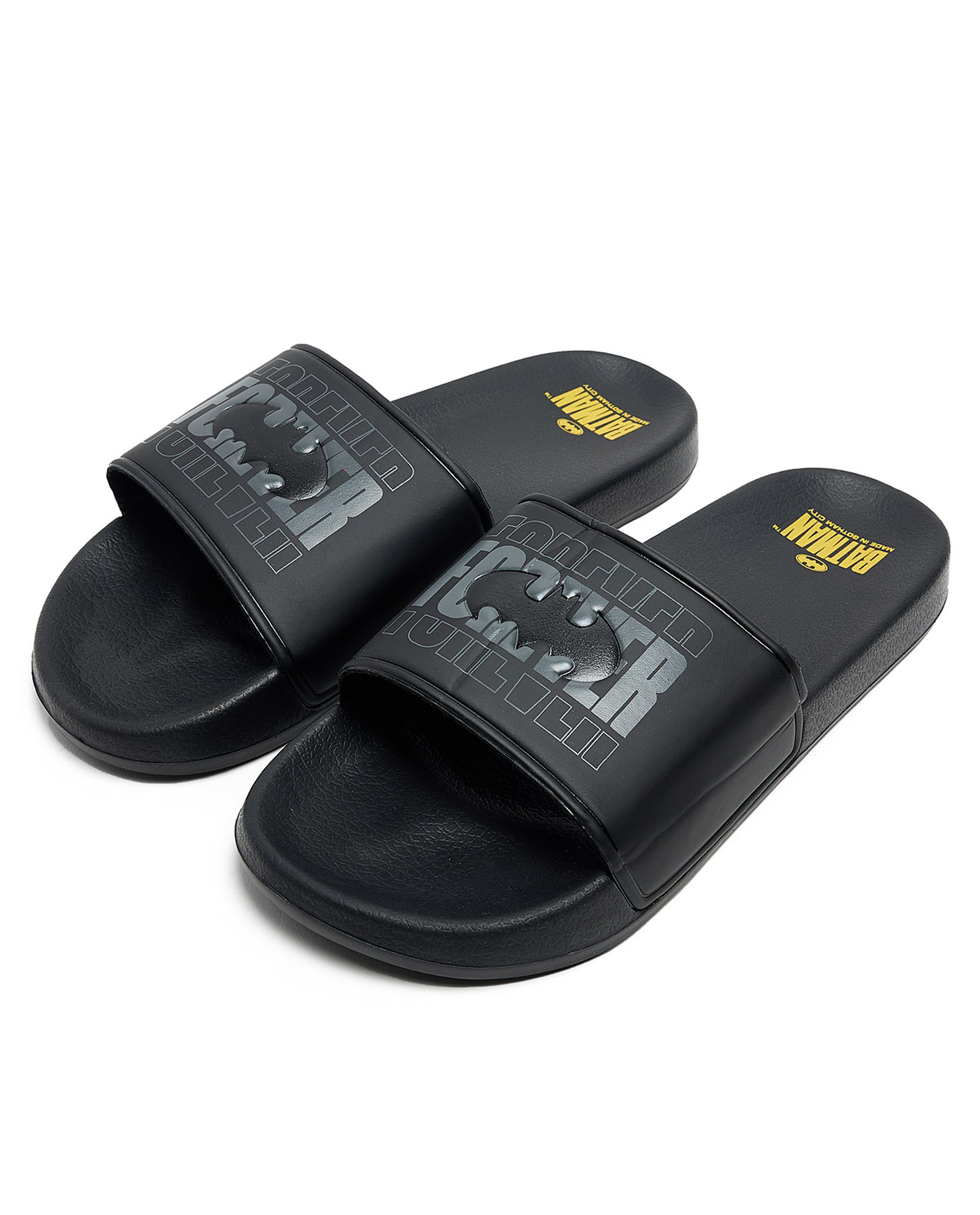 Batman Print Sliders