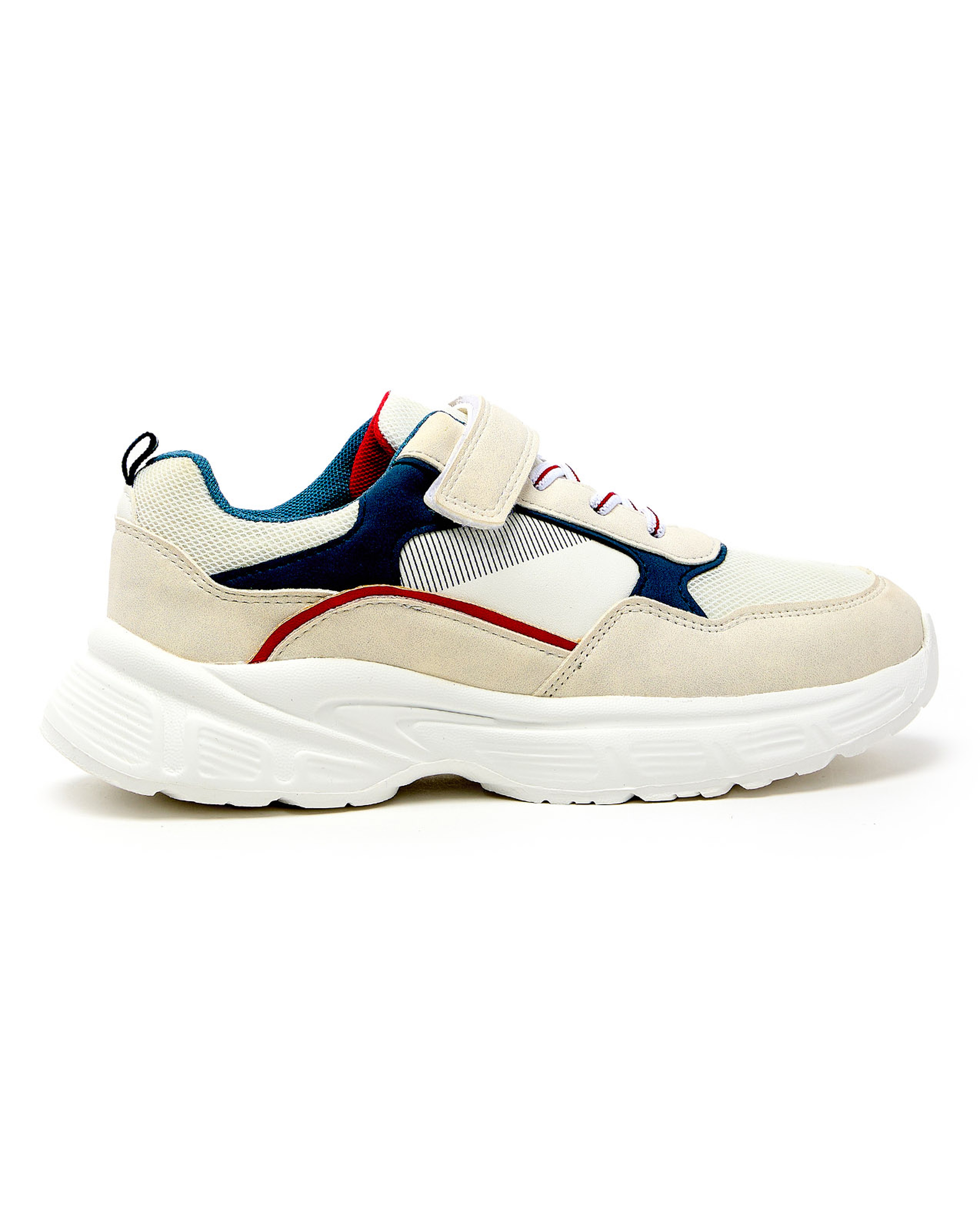 Color Block Velcro Closure Shoes