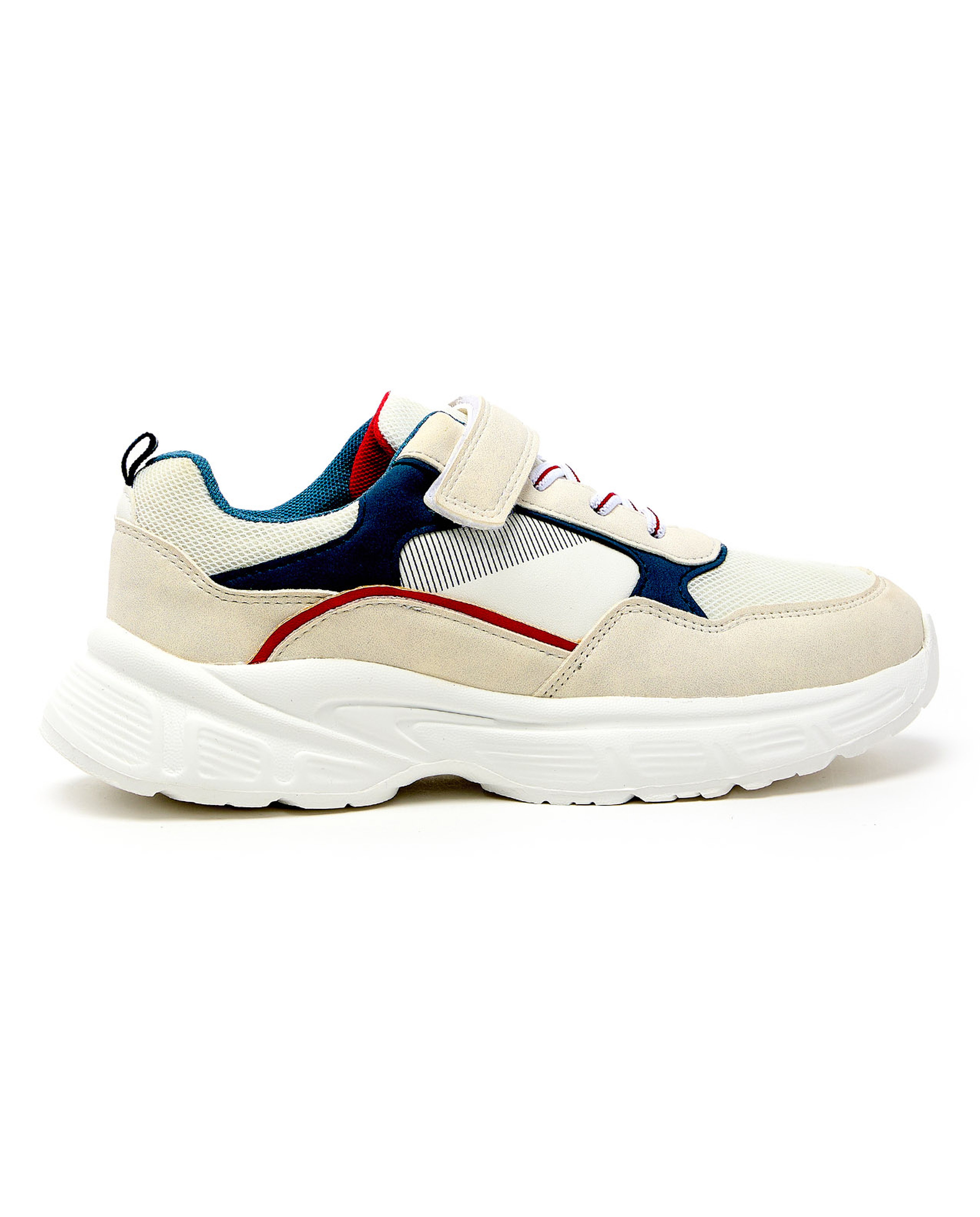 Color Block Velcro Closure Shoes