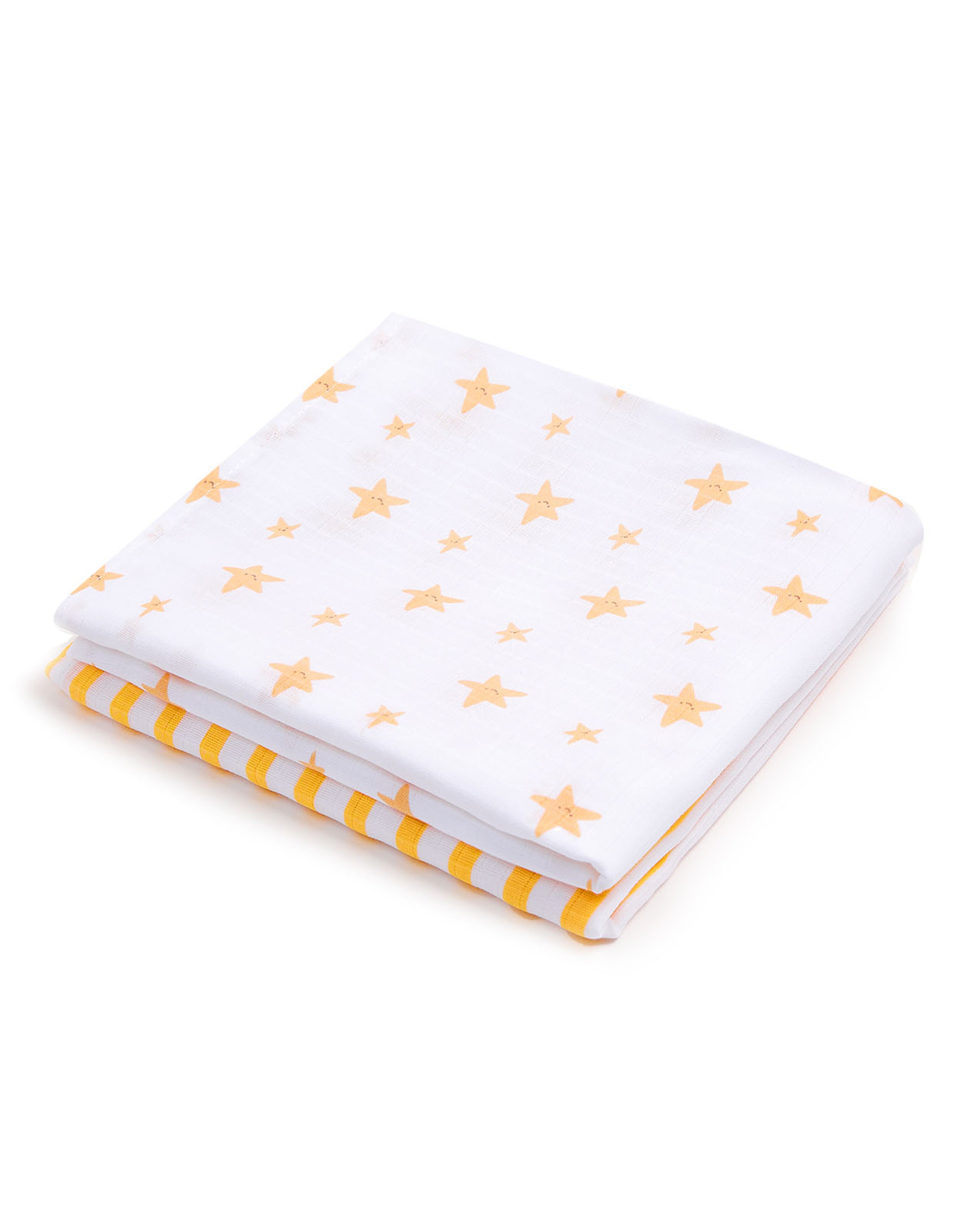 Pack of 2 Printed Newborn Blankets