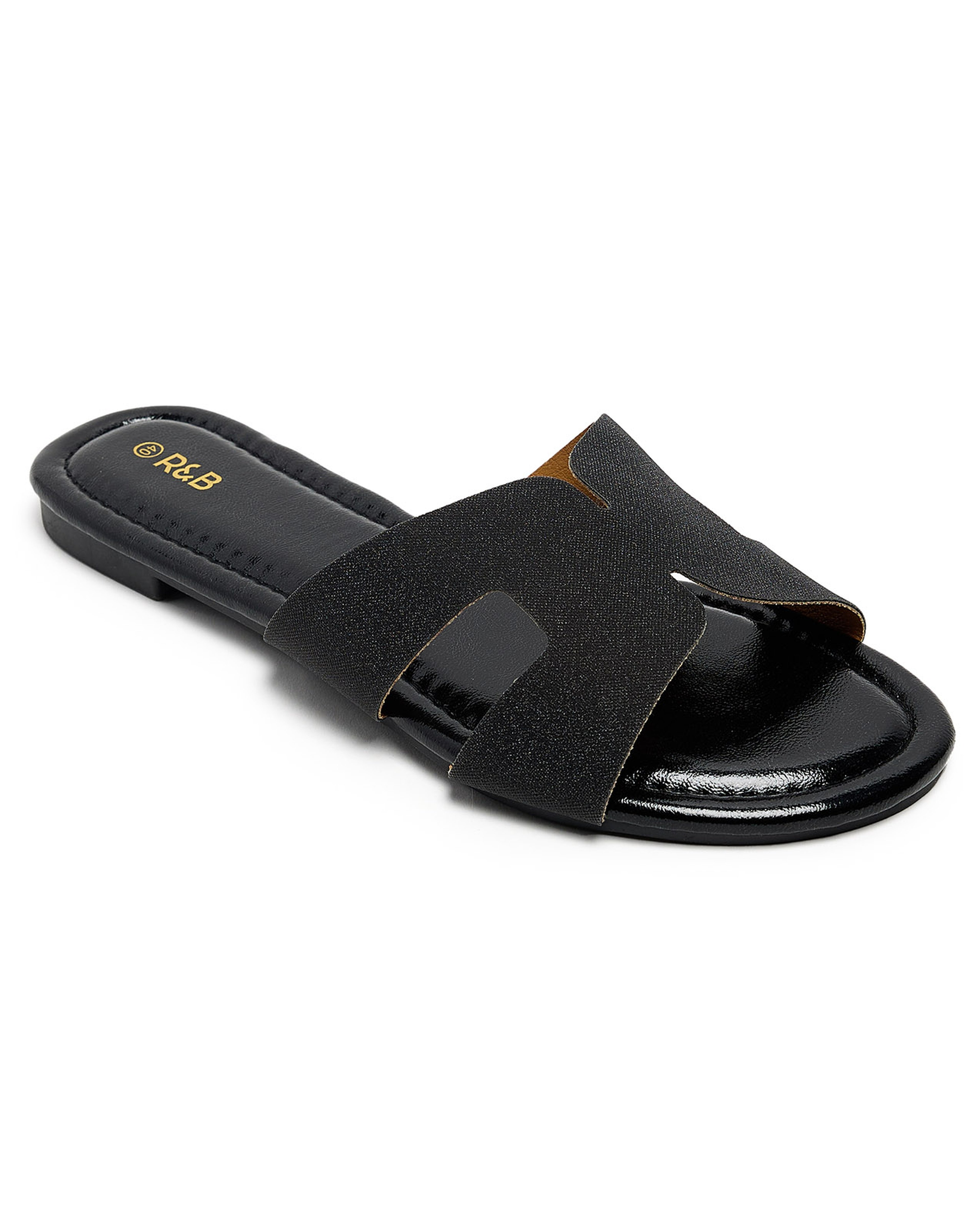 Textured Flat Sandals