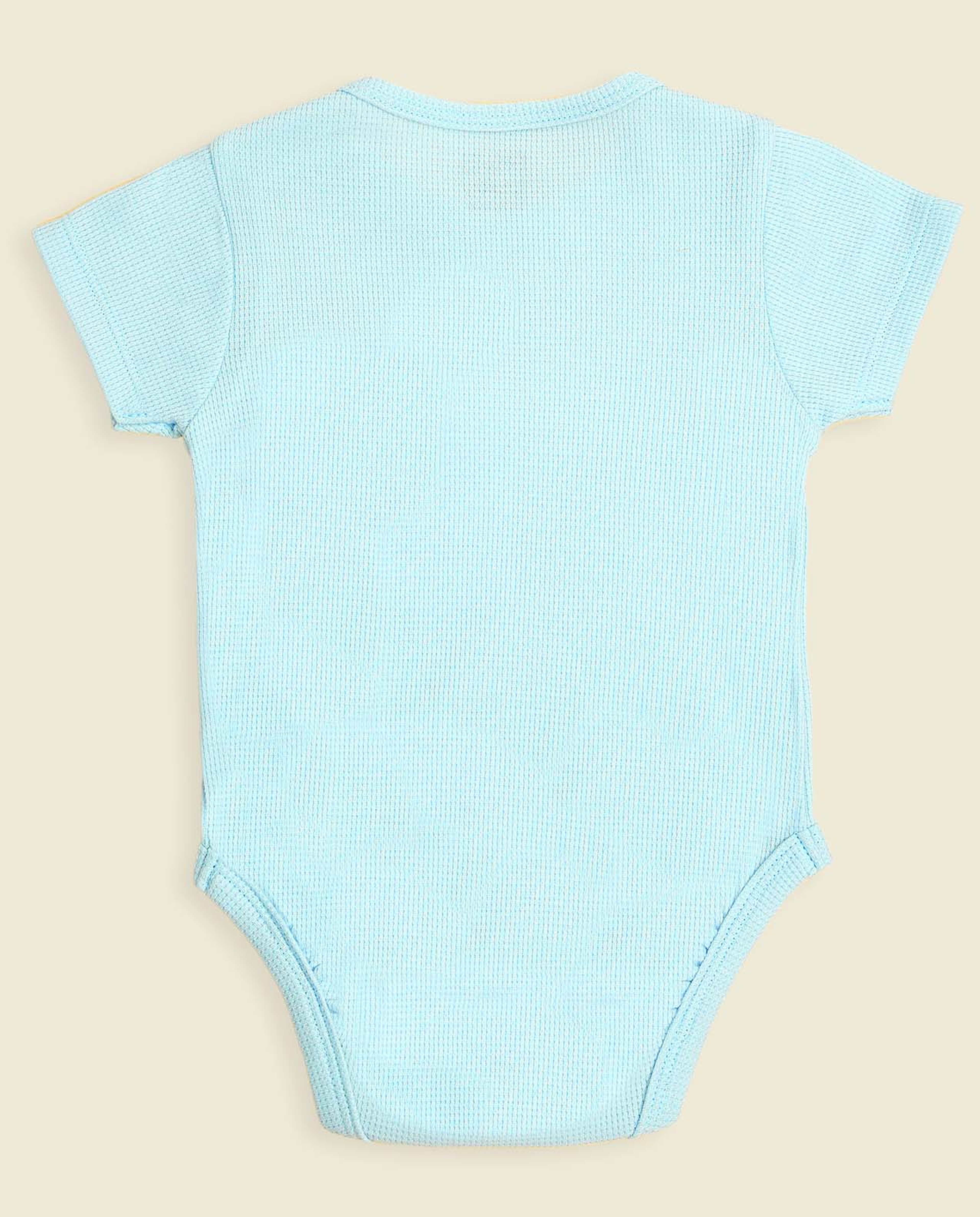 Pocket Detail Bodysuit and Mittens Set