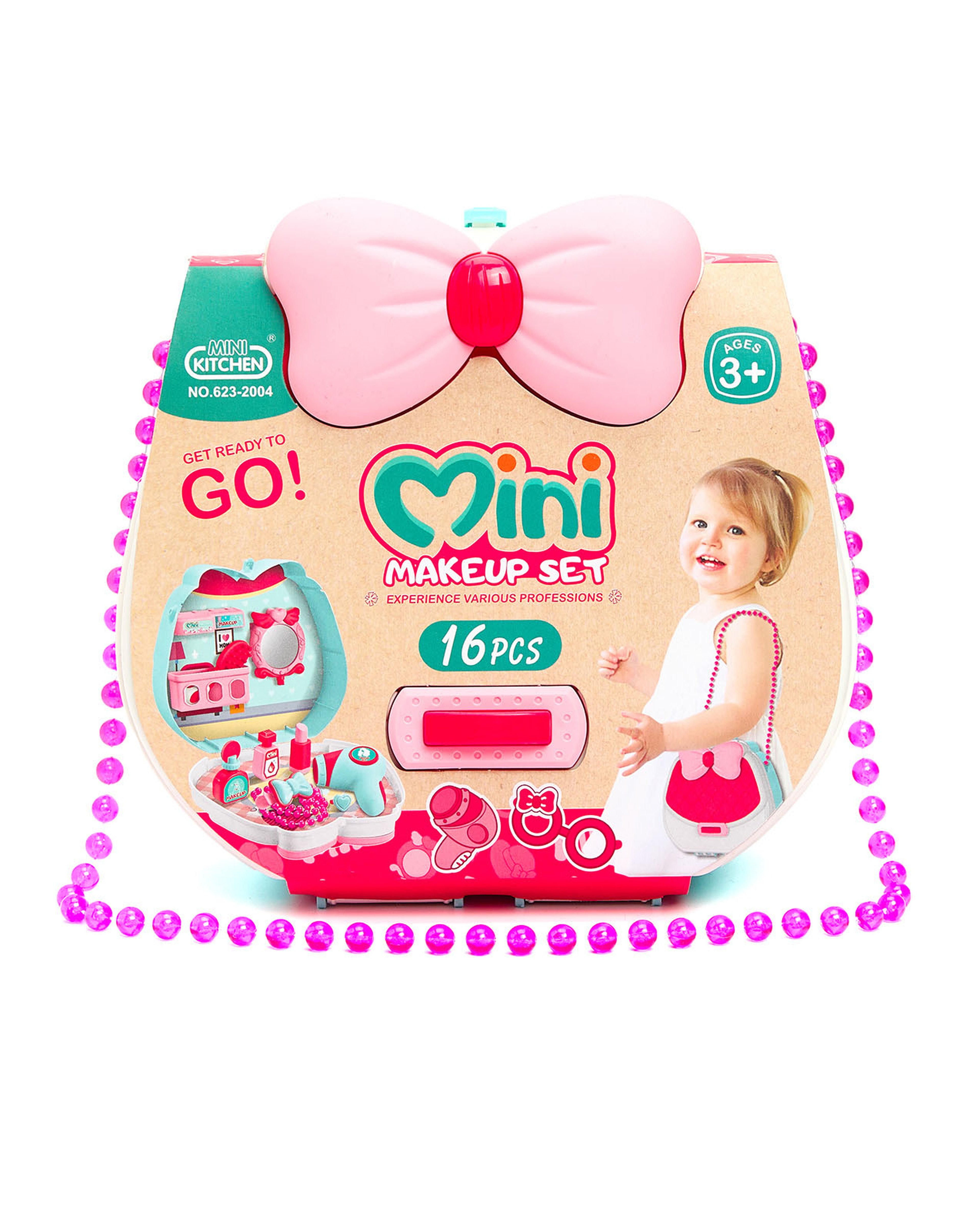 حقيبة بحمالة مطبوعة