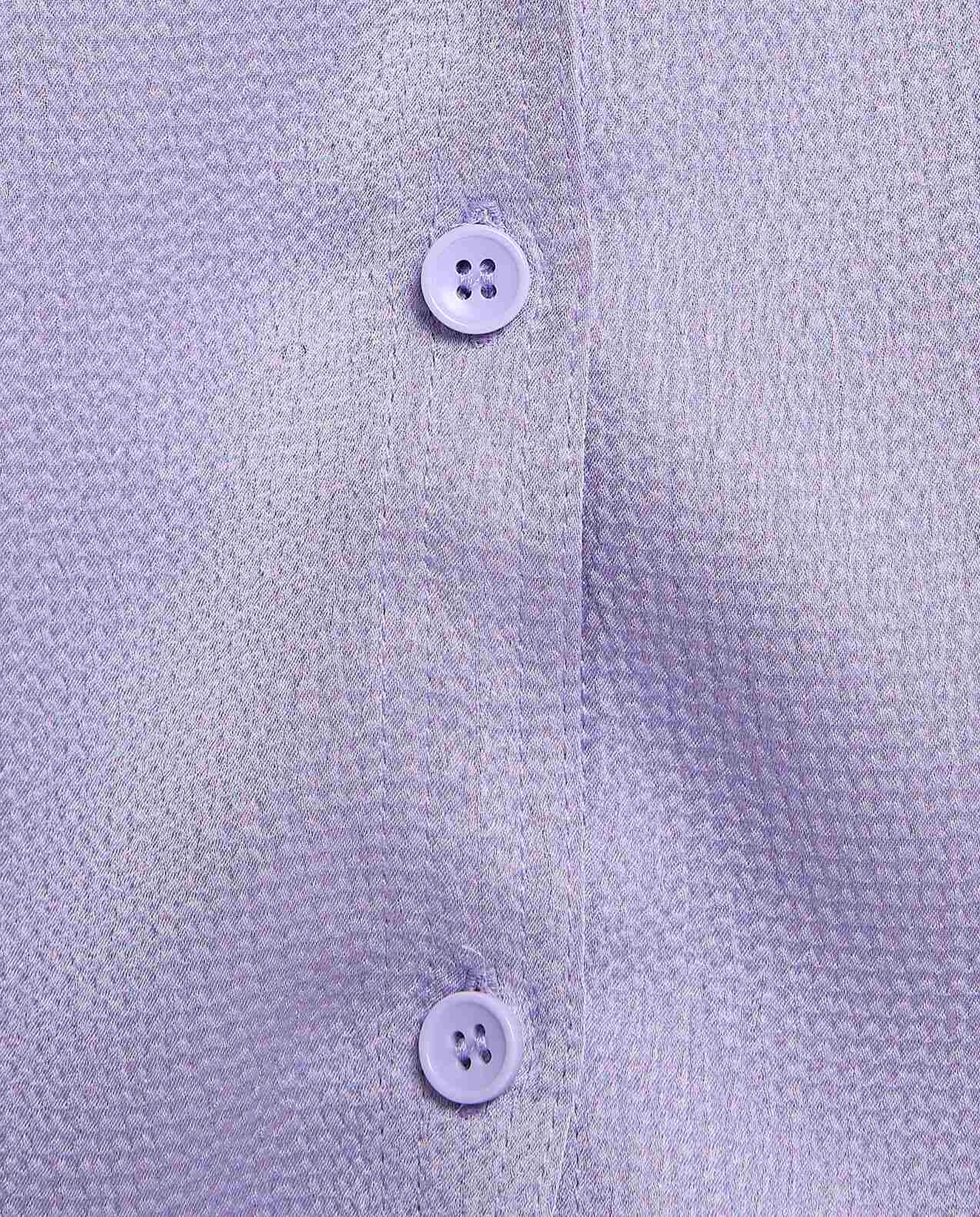 Solid Shirt with Spread Collar and 3/4 Sleeves