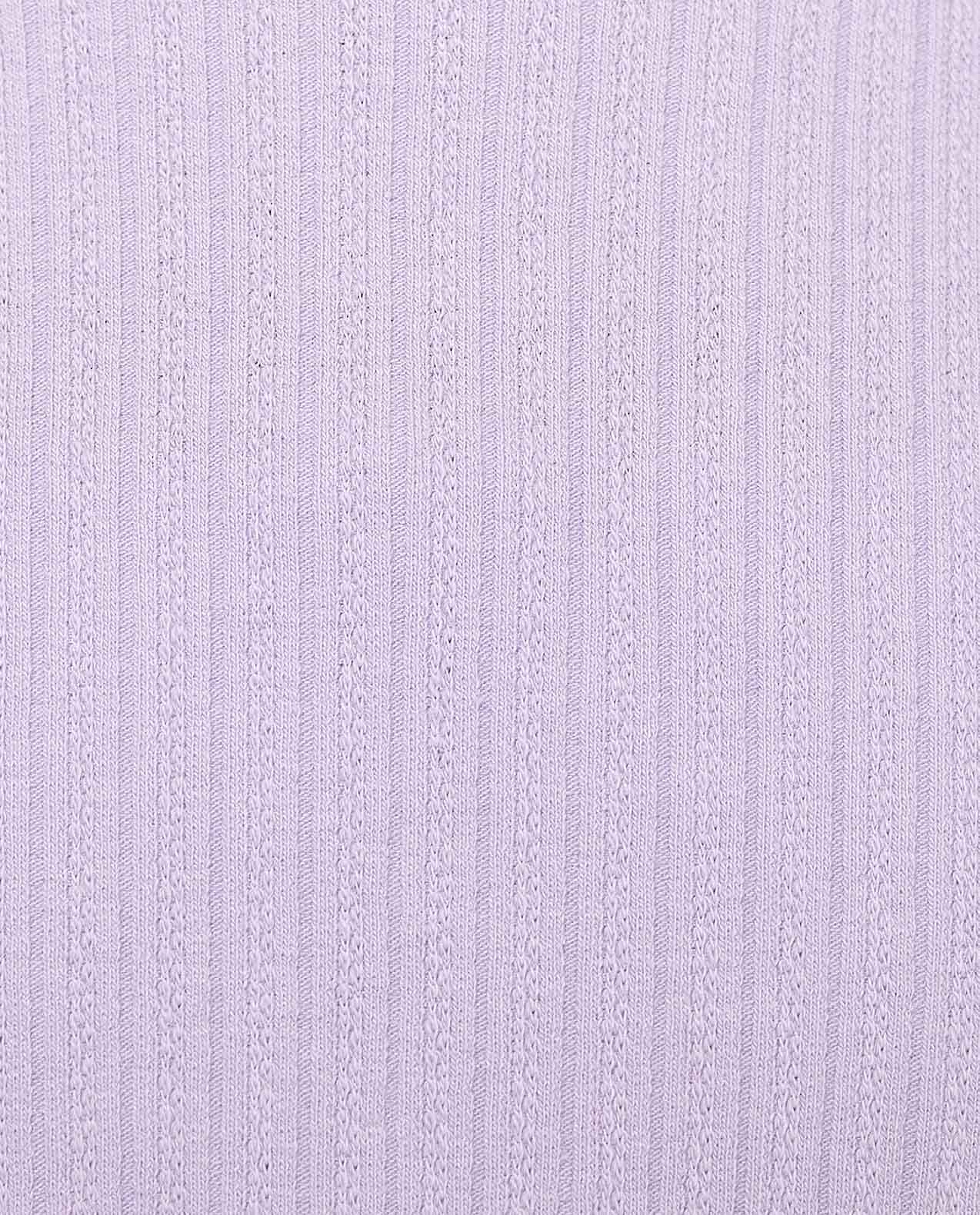 Ribbed Top with Crew Neck and Short Sleeves