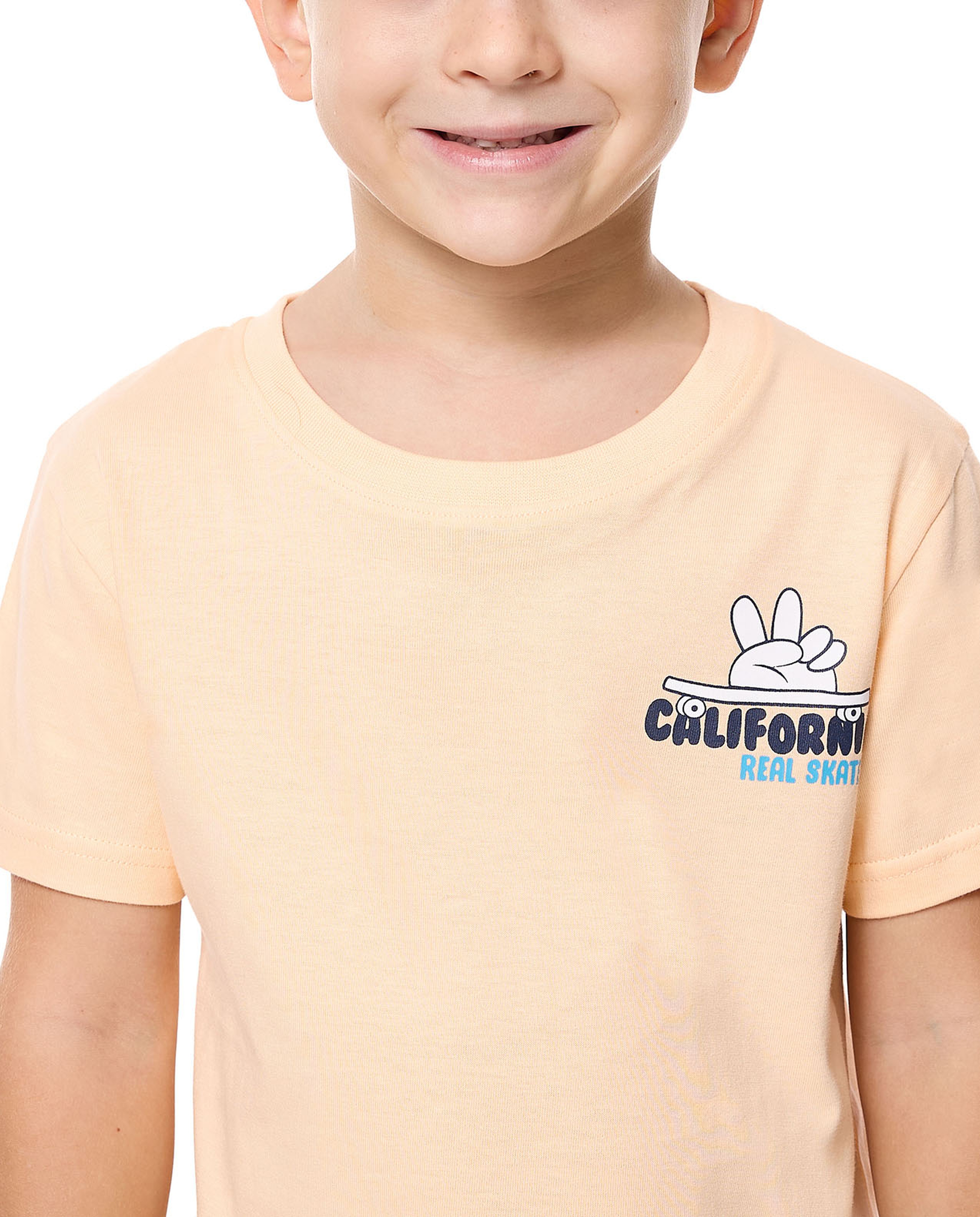 2 Pack Printed T-Shirts with Short Sleeves