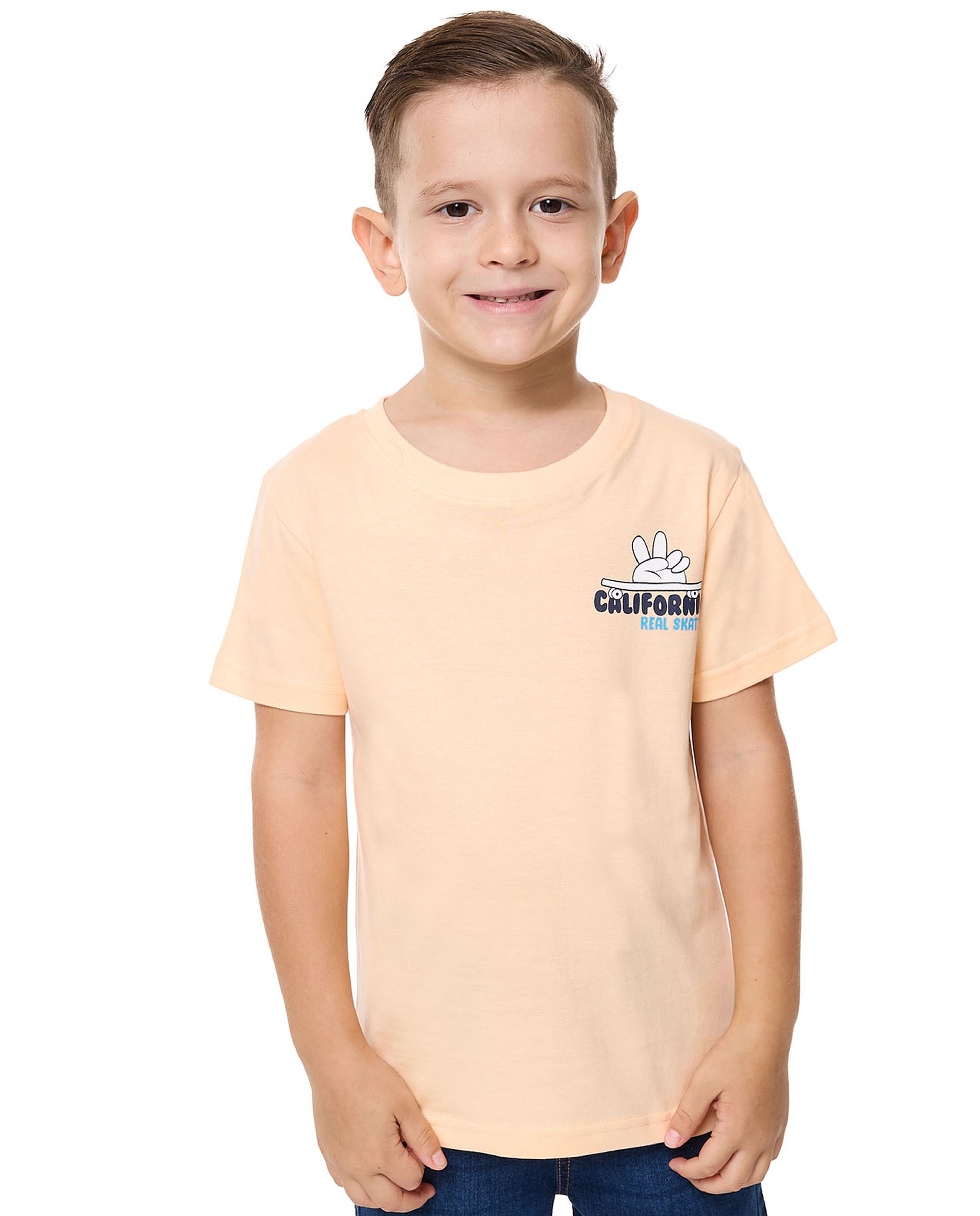 2 Pack Printed T-Shirts with Short Sleeves