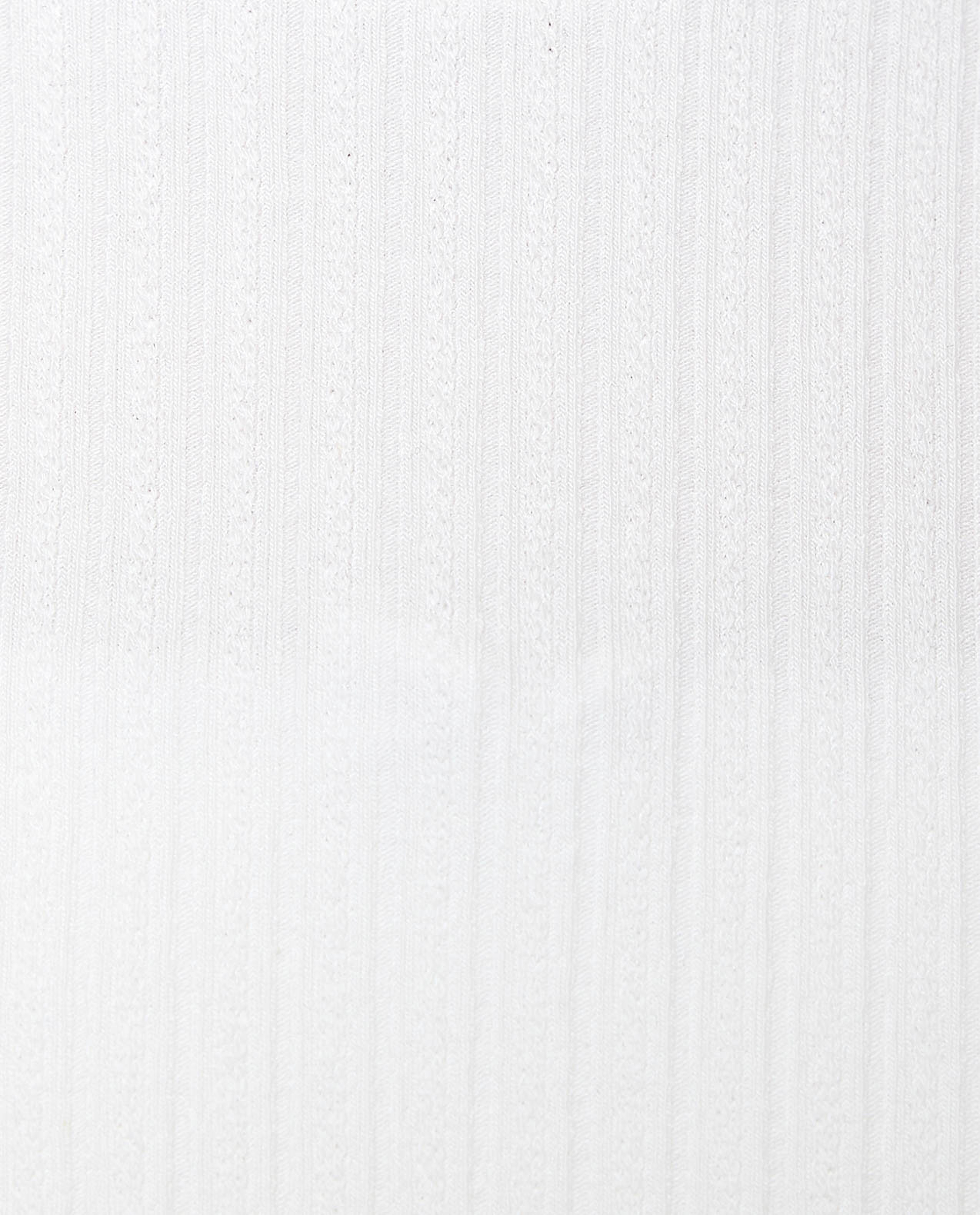 Ribbed Top with Crew Neck and Short Sleeves