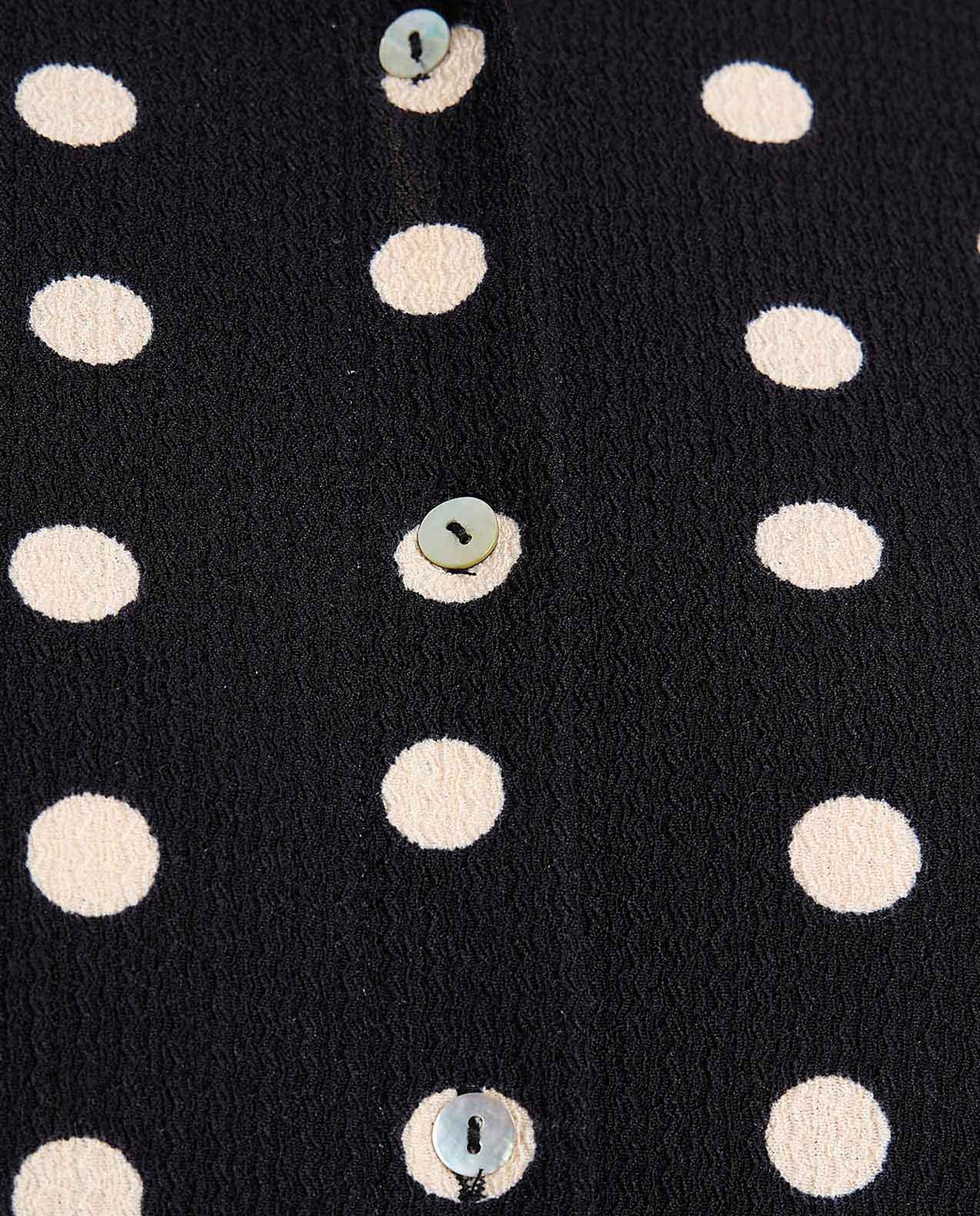 Zebra Patterned Shirt Tunic with Long Sleeves