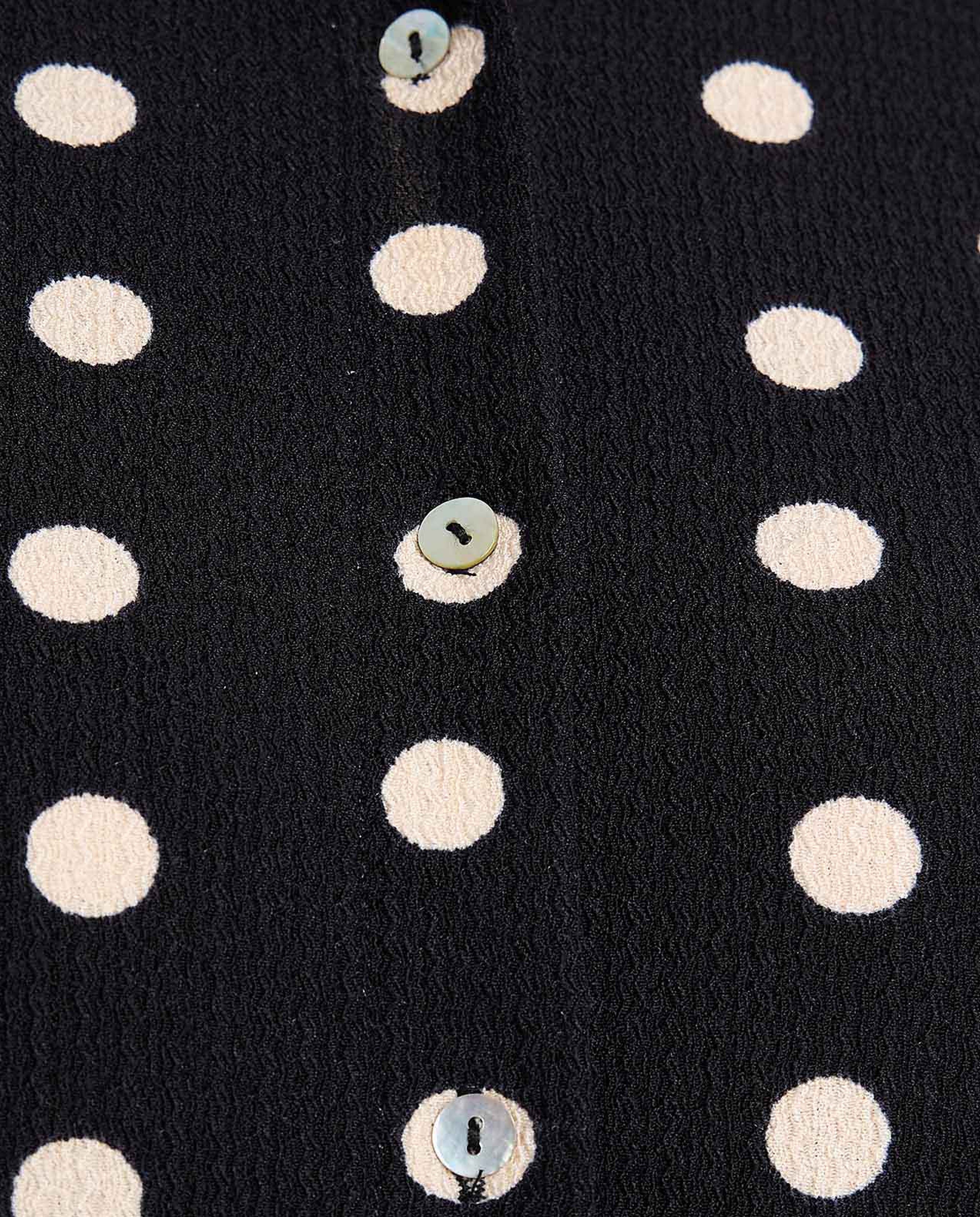 Zebra Patterned Shirt Tunic with Long Sleeves