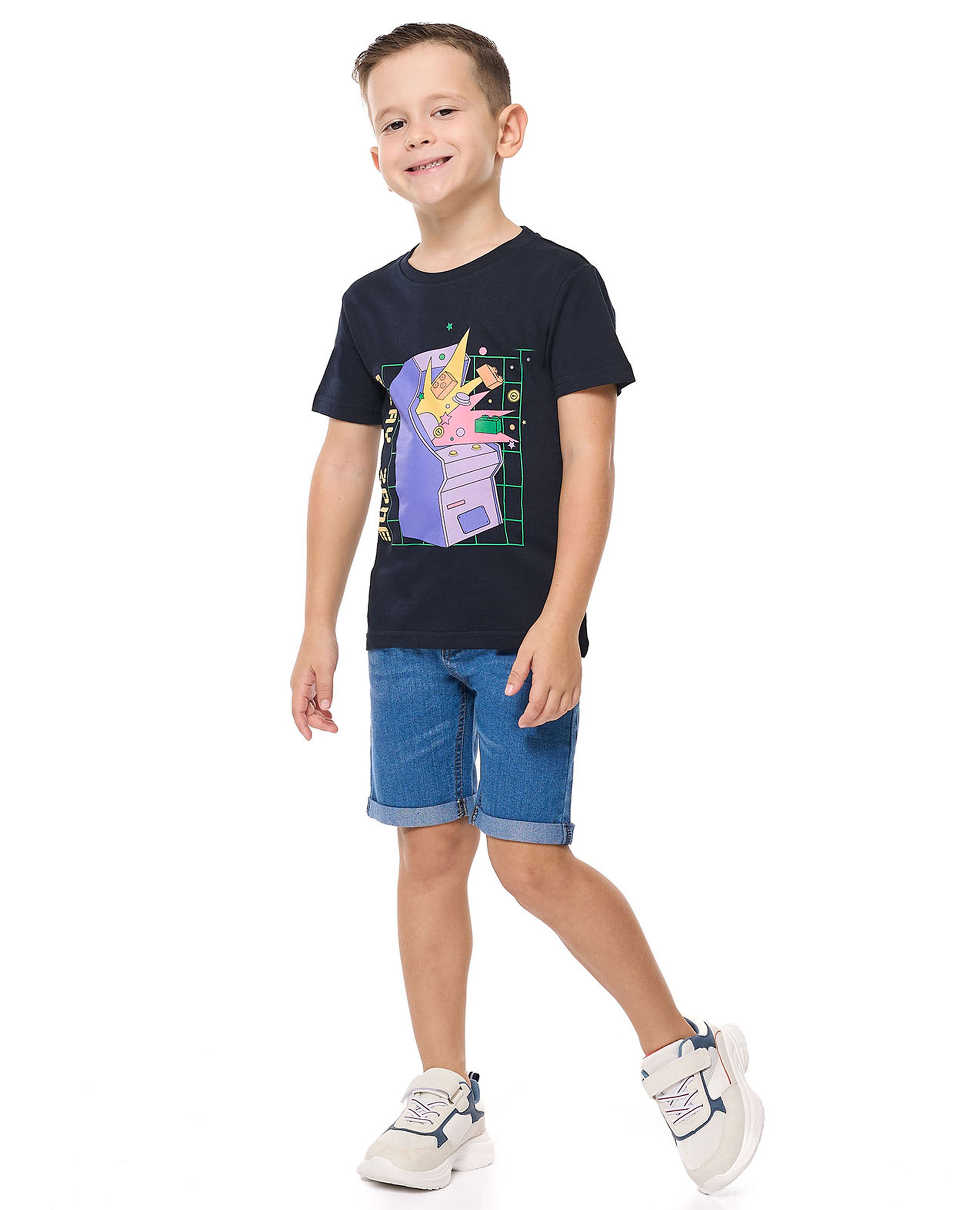 شورت جينز بأزرار