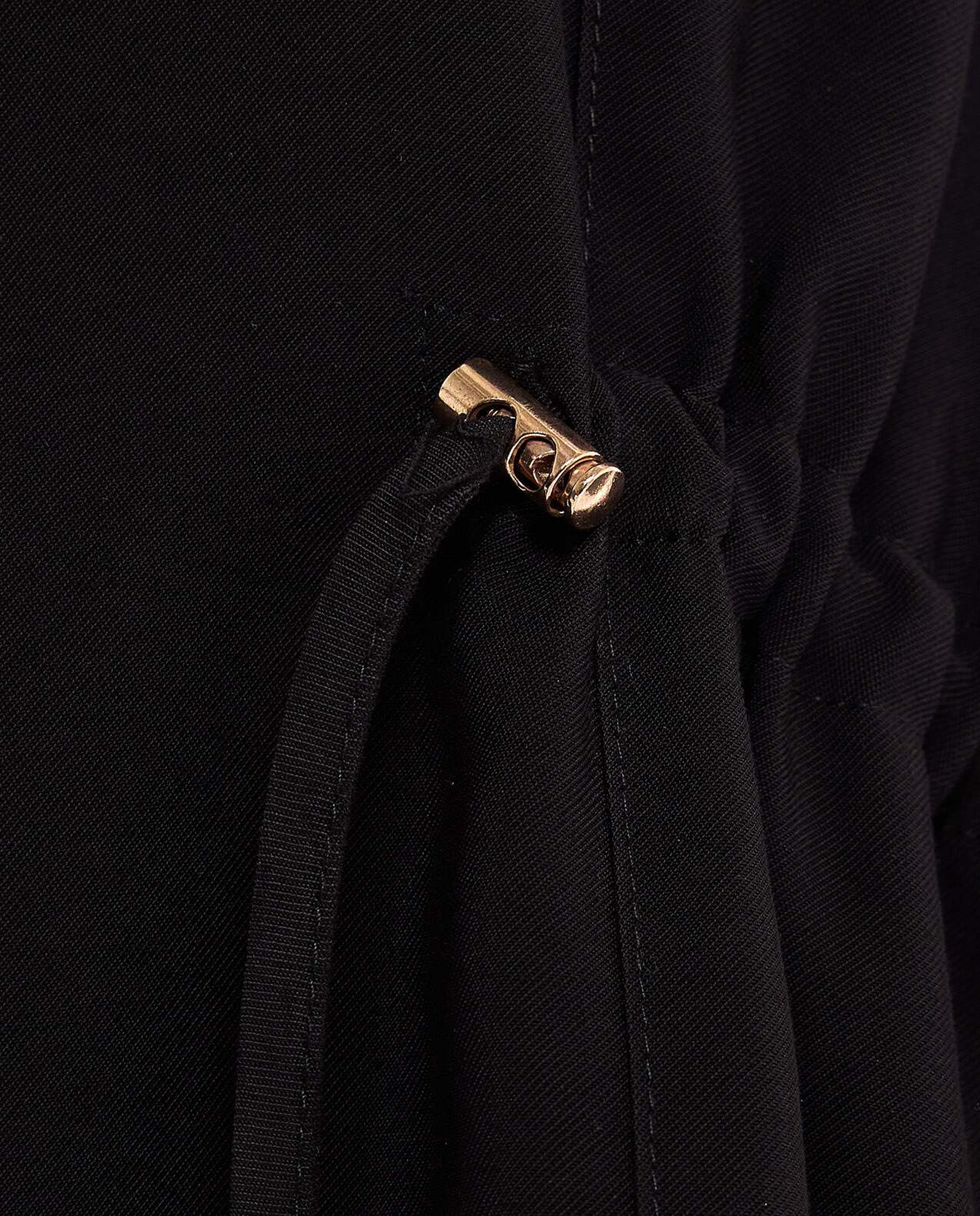 Solid Jacket with Snap Button Closure