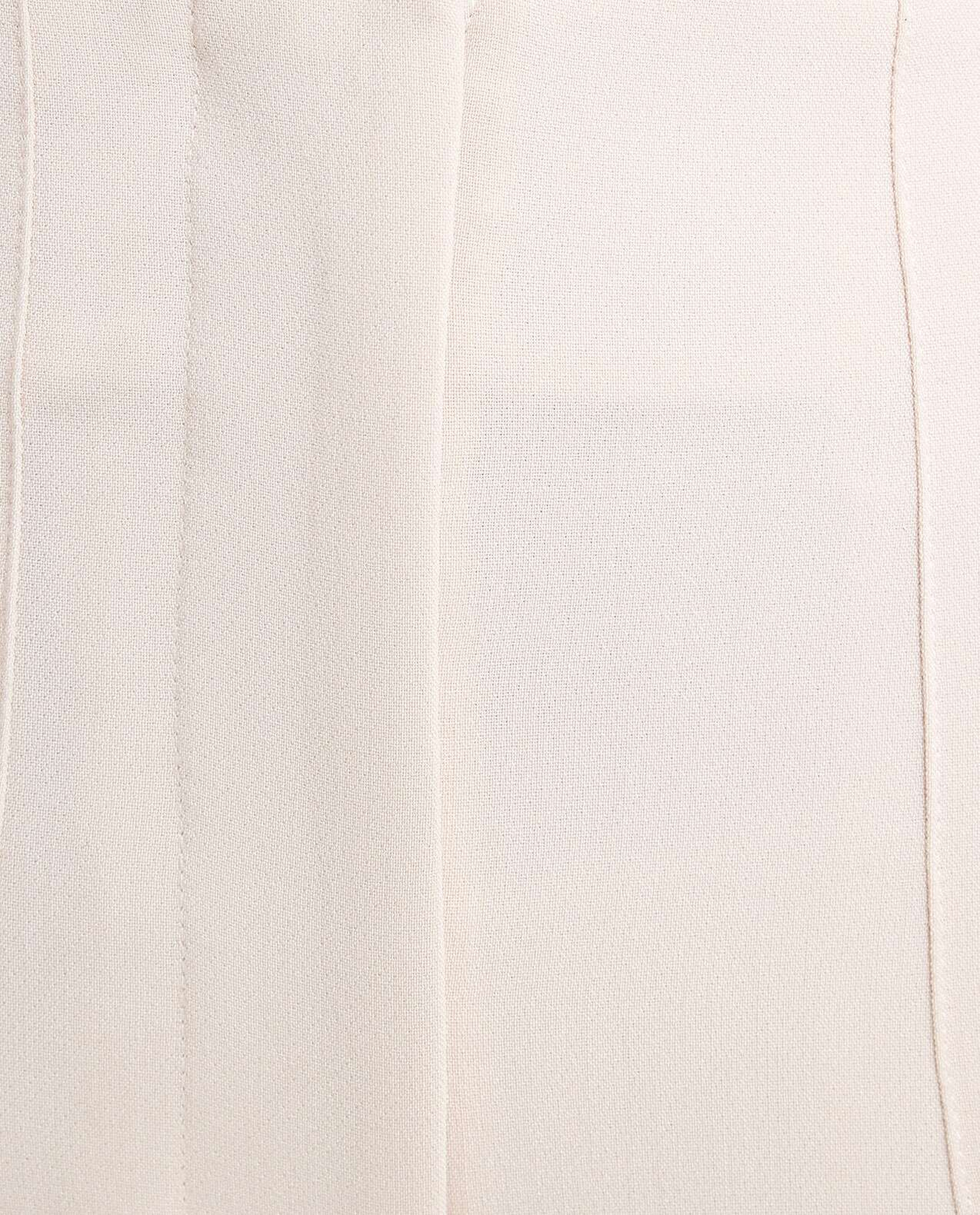 Solid Tapered Fit Trousers