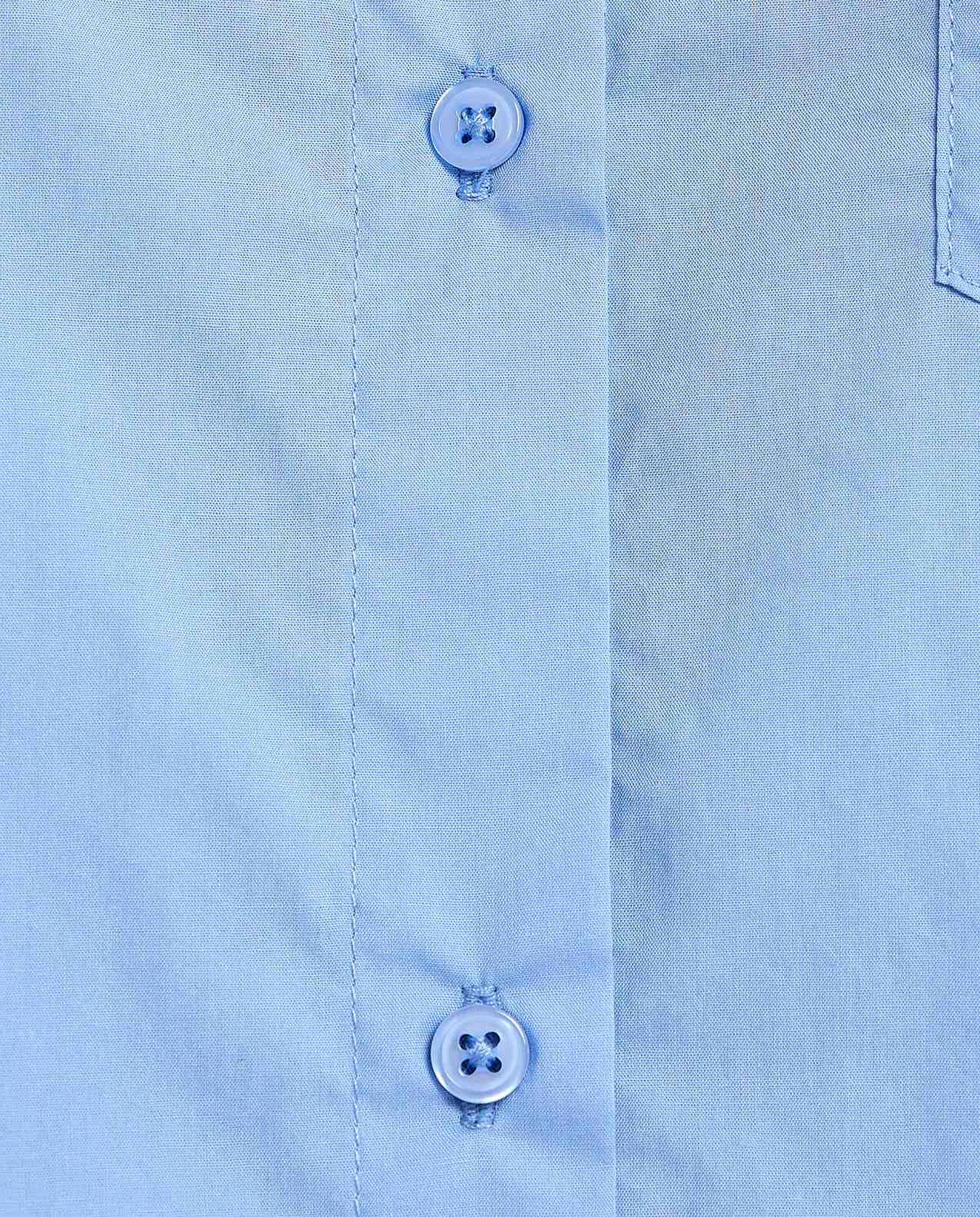 Solid Shirt Tunic with Long Sleeves