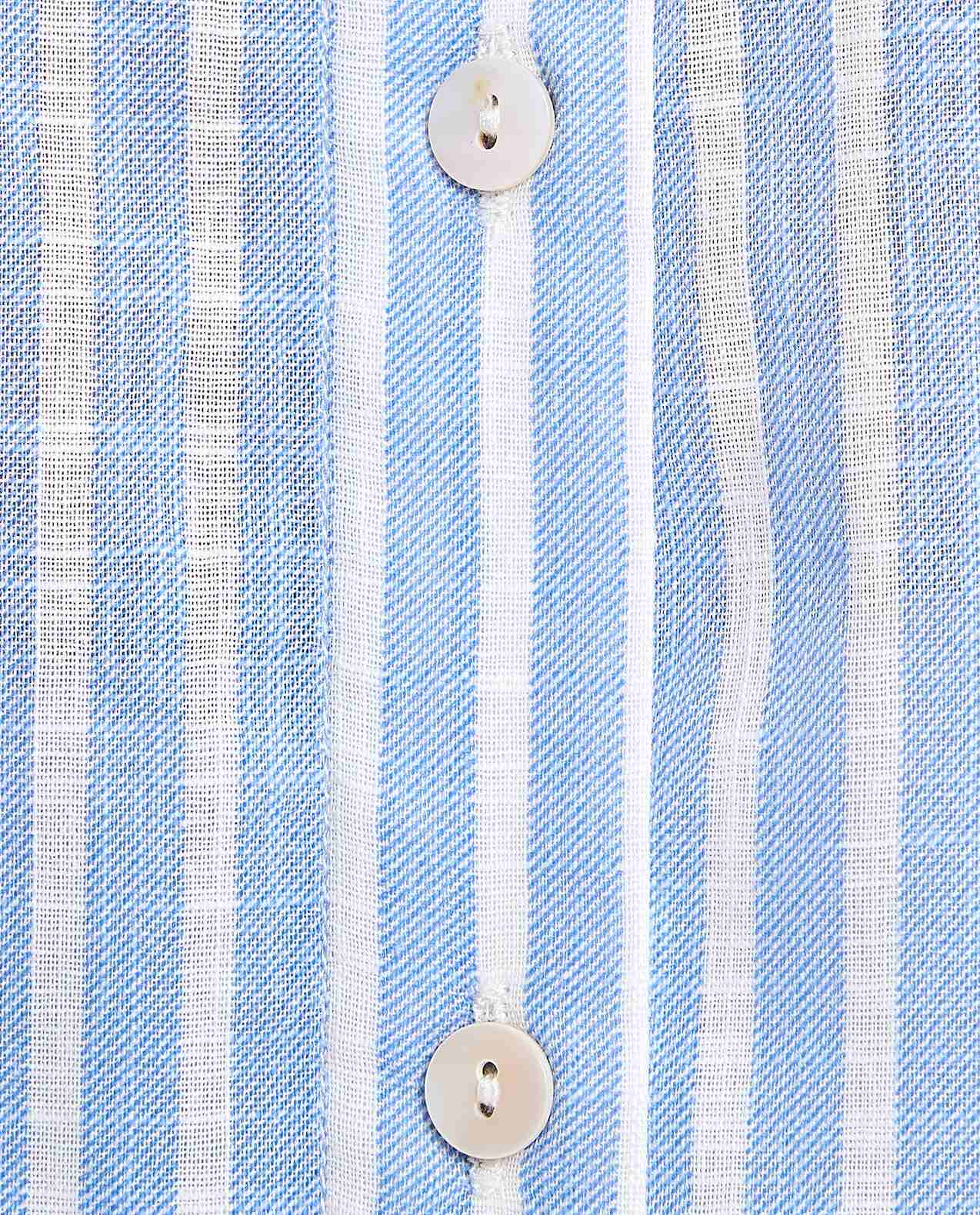 Striped Shirt with Classic Collar and Long Sleeves