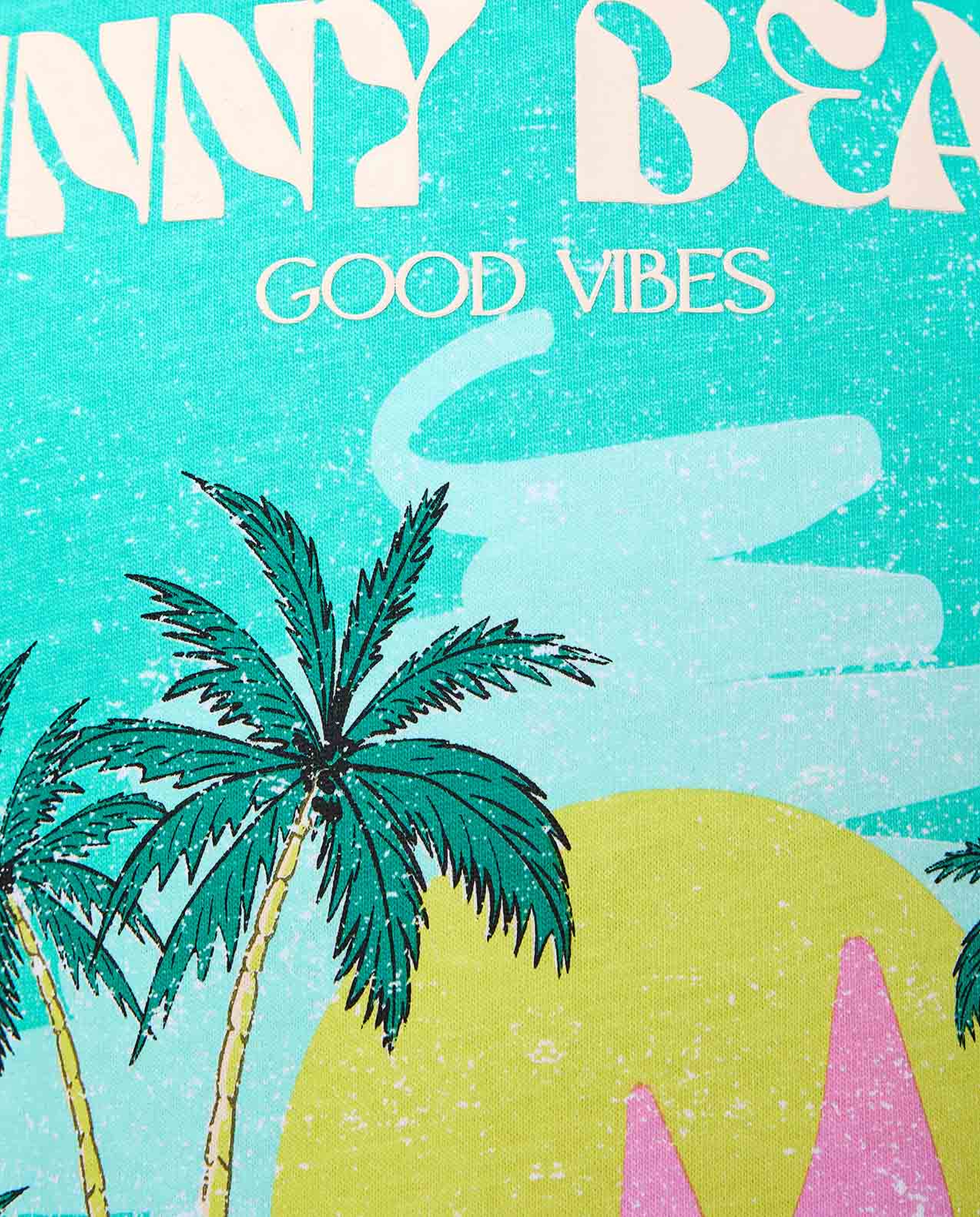 Graphic T-Shirt with Crew Neck and Short Sleeves