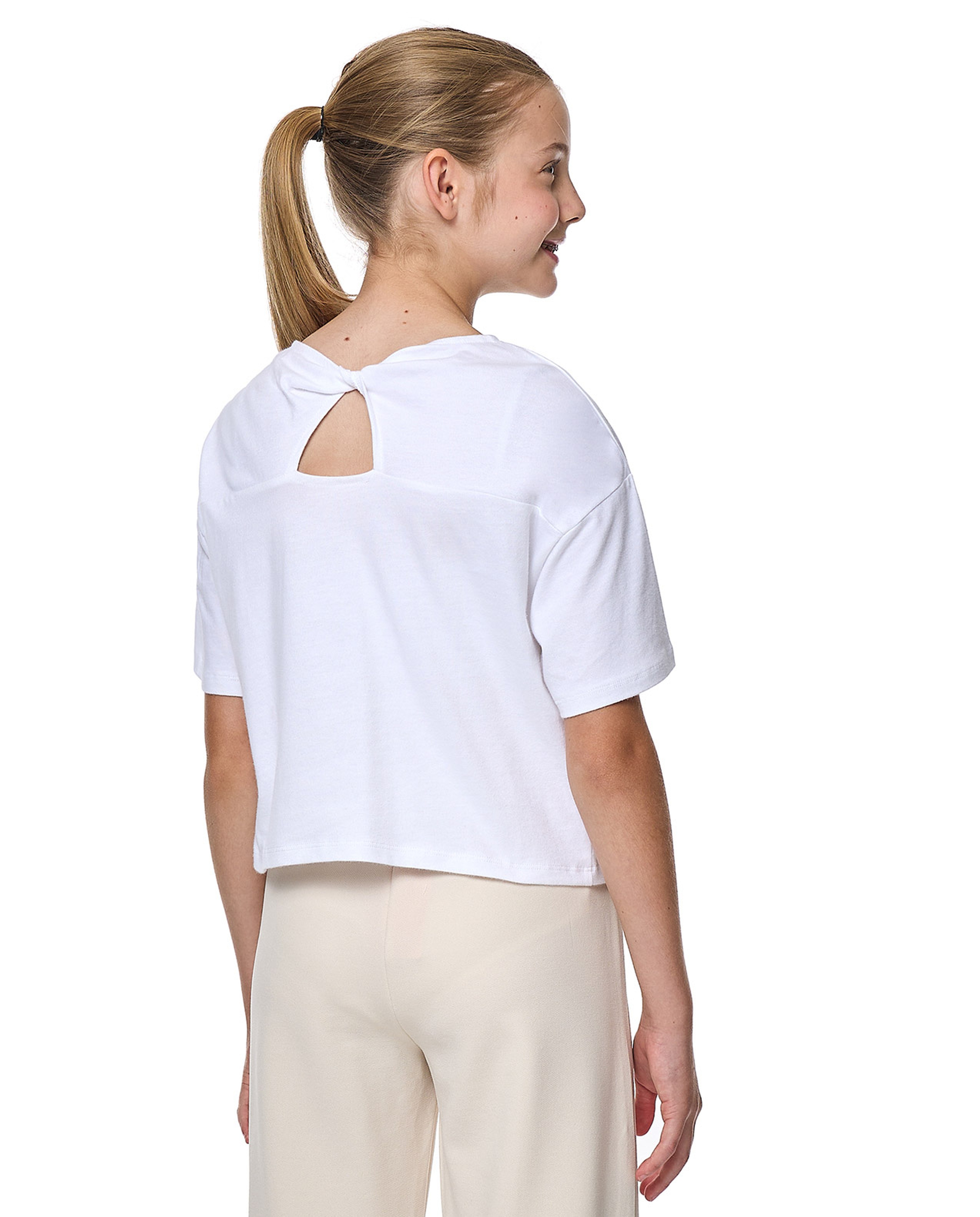 Graphic T-Shirt with Crew Neck and Short Sleeves